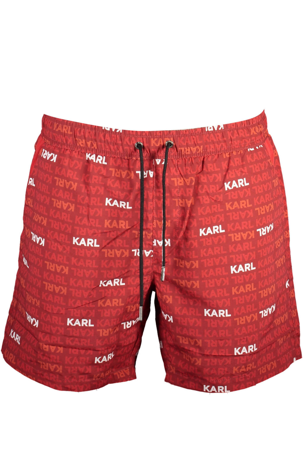 KARL LAGERFELD BEACHWEAR raudona vyriškų maudymosi šortų apačia