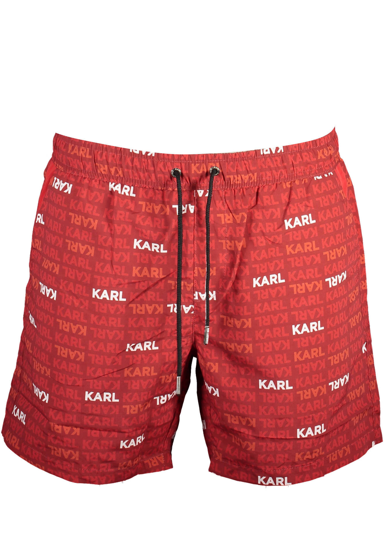 KARL LAGERFELD BEACHWEAR SWIMSUIT MEN'S BOTTOM RED