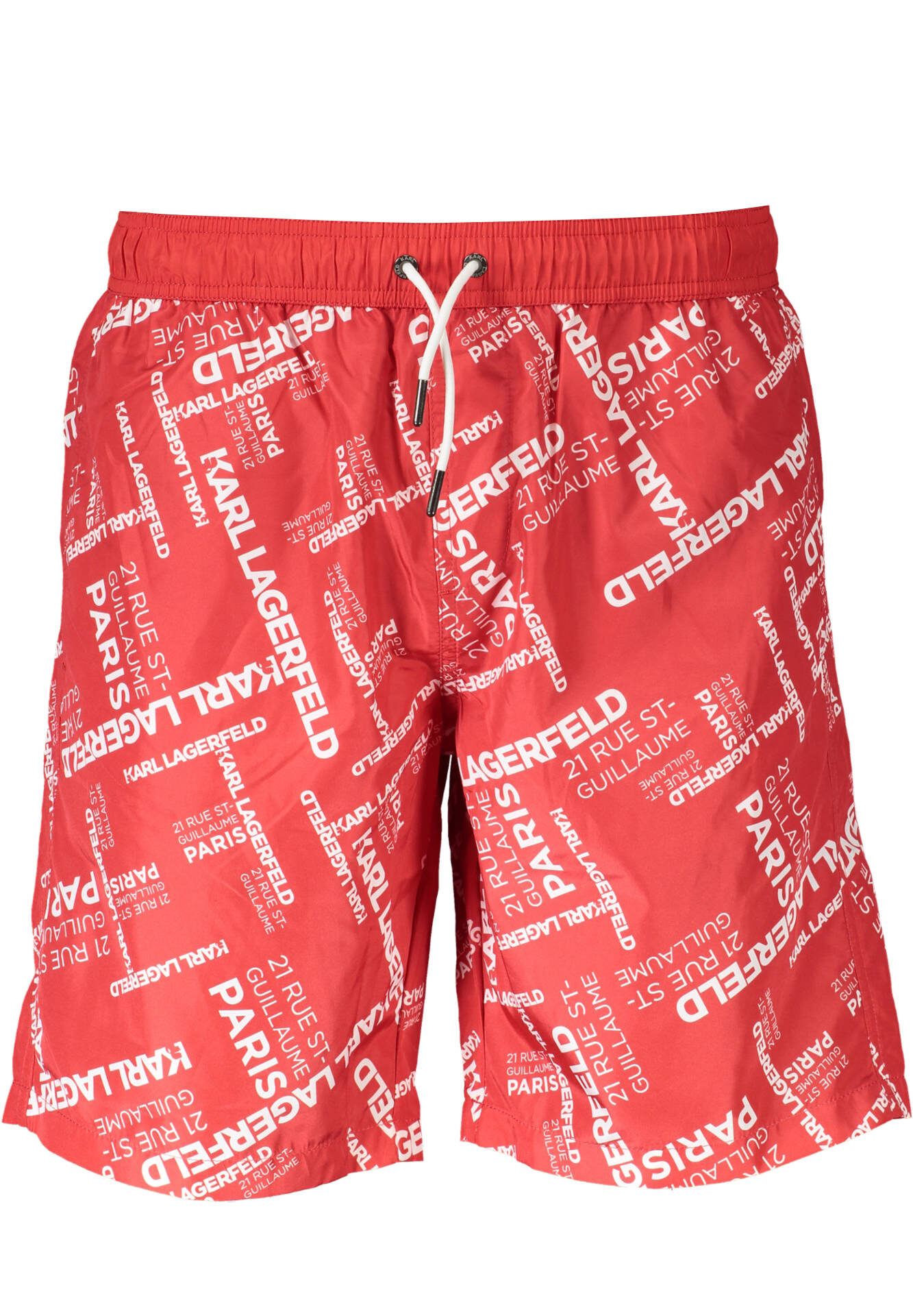 KARL LAGERFELD BEACHWEAR SWIMSUIT MEN'S BOTTOM RED