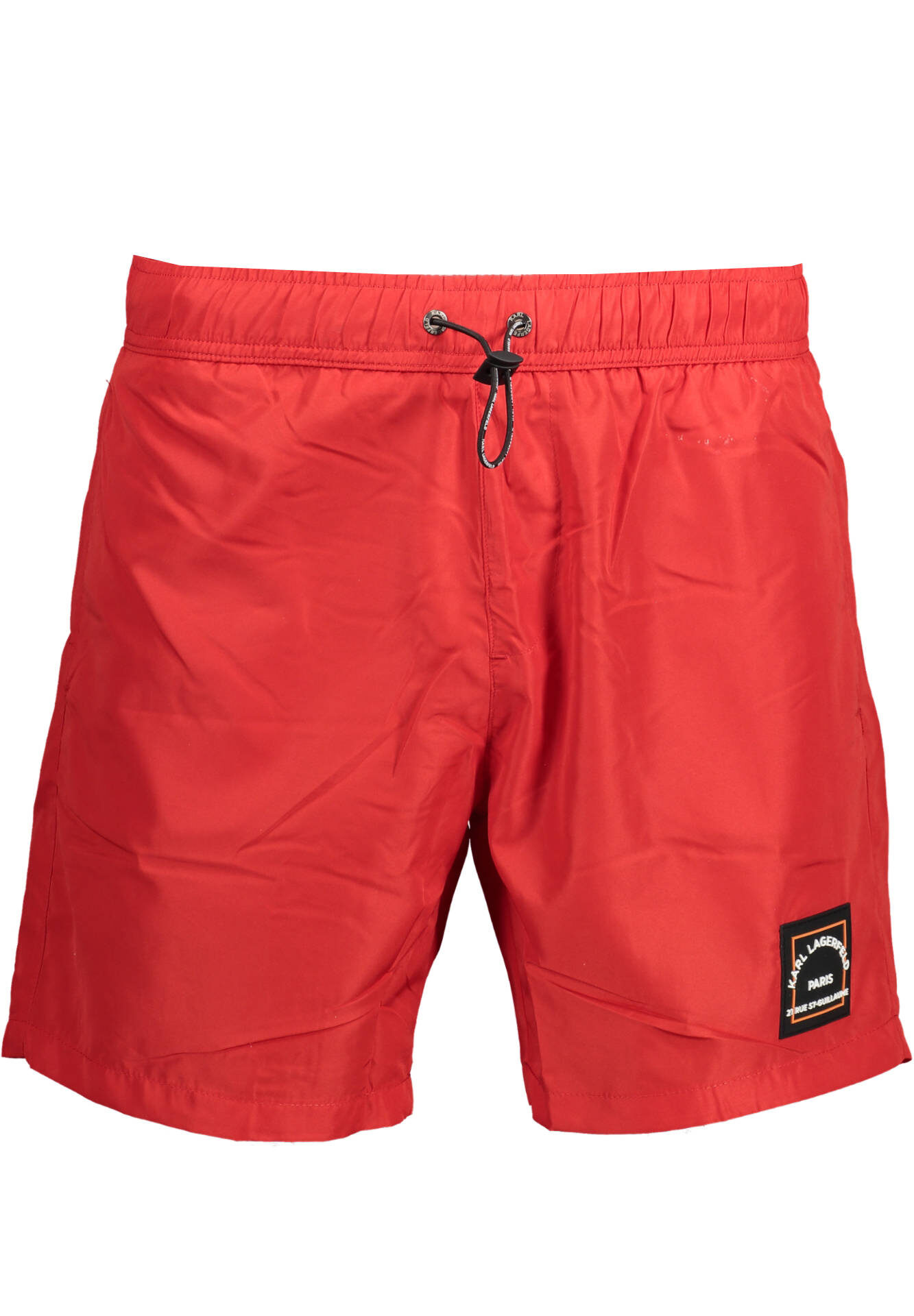 KARL LAGERFELD BEACHWEAR SWIMSUIT MEN'S BOTTOM RED