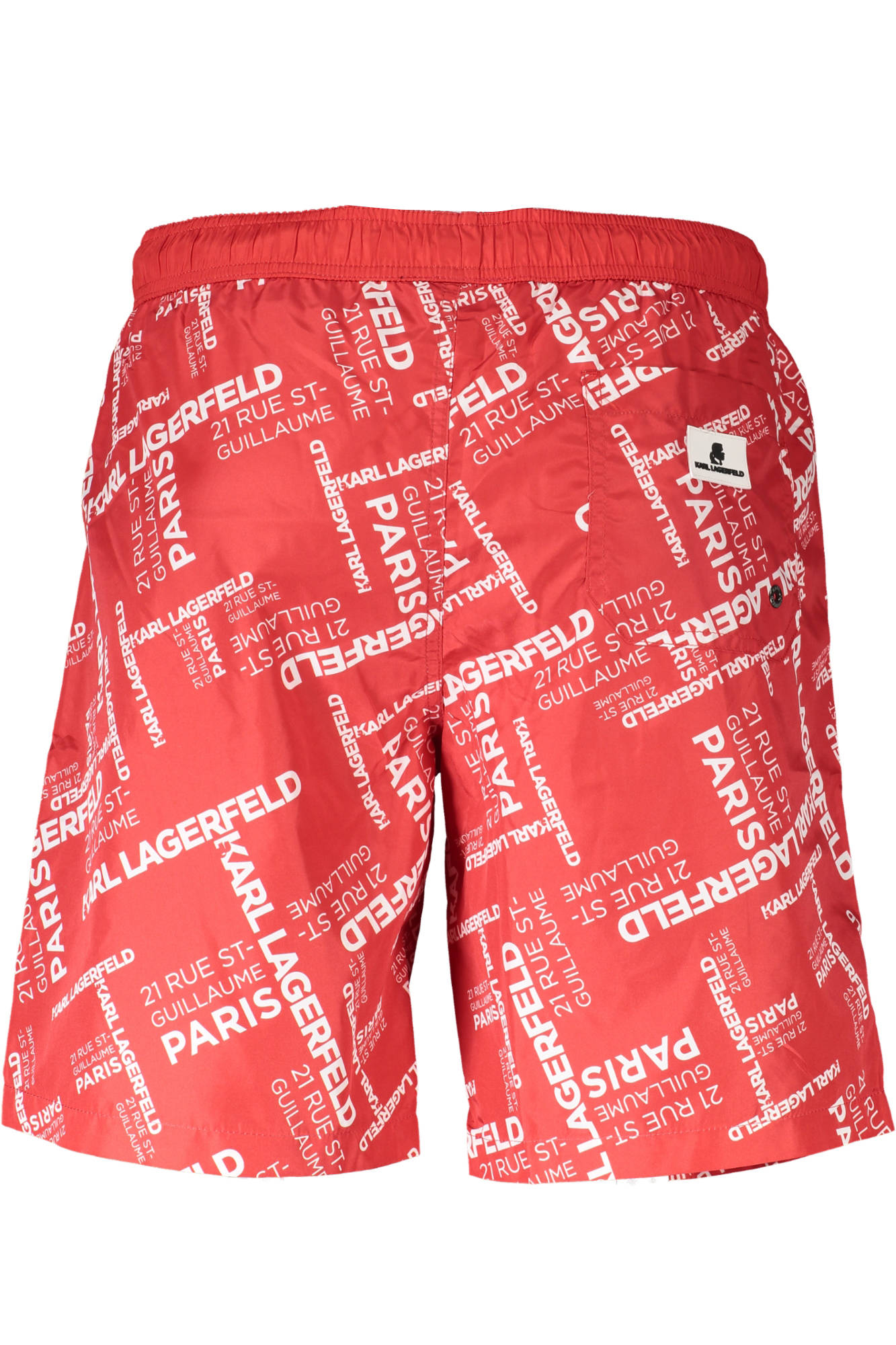 KARL LAGERFELD BEACHWEAR vyriškos maudymosi trumpikės, raudonos KARL LAGERFELD BEACHWEAR vyriškos maudymosi trumpikės, raudonos - Image 2