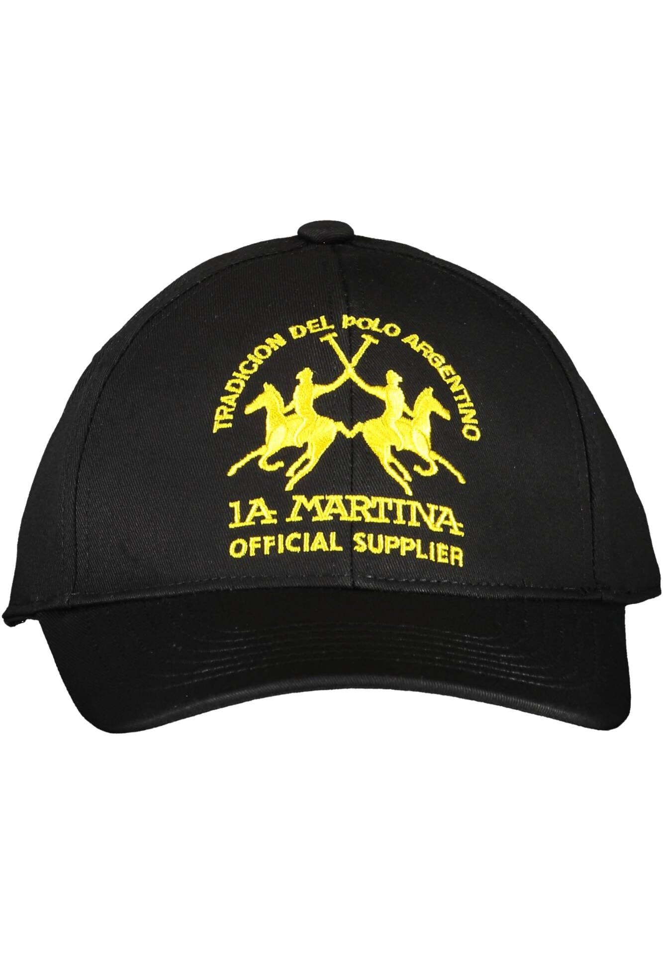 LA MARTINA BLACK MEN'S HAT