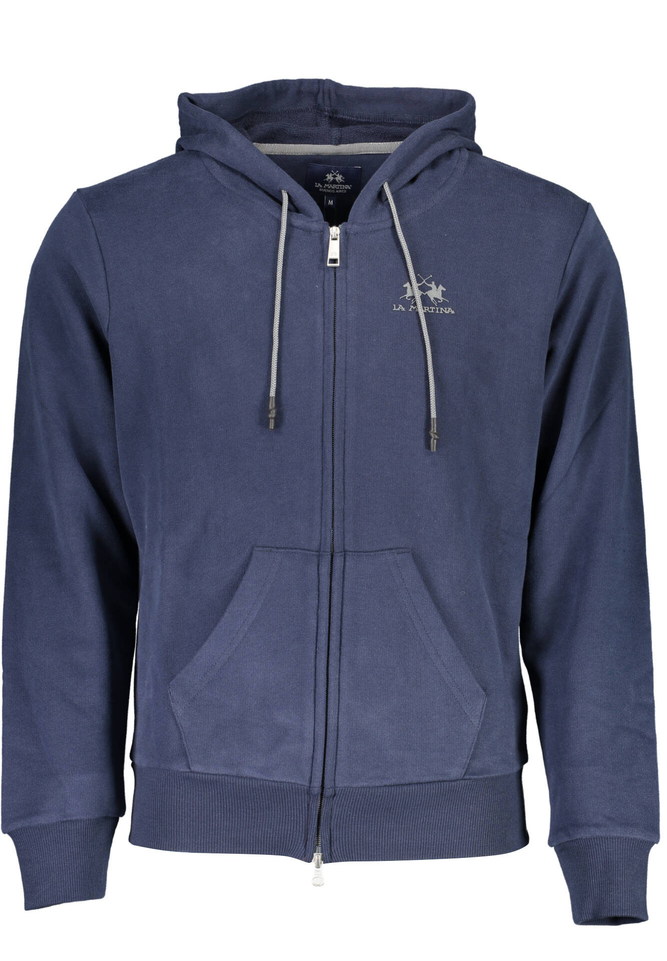LA MARTINA MEN'S BLUE ZIP SWEATSHIRT
