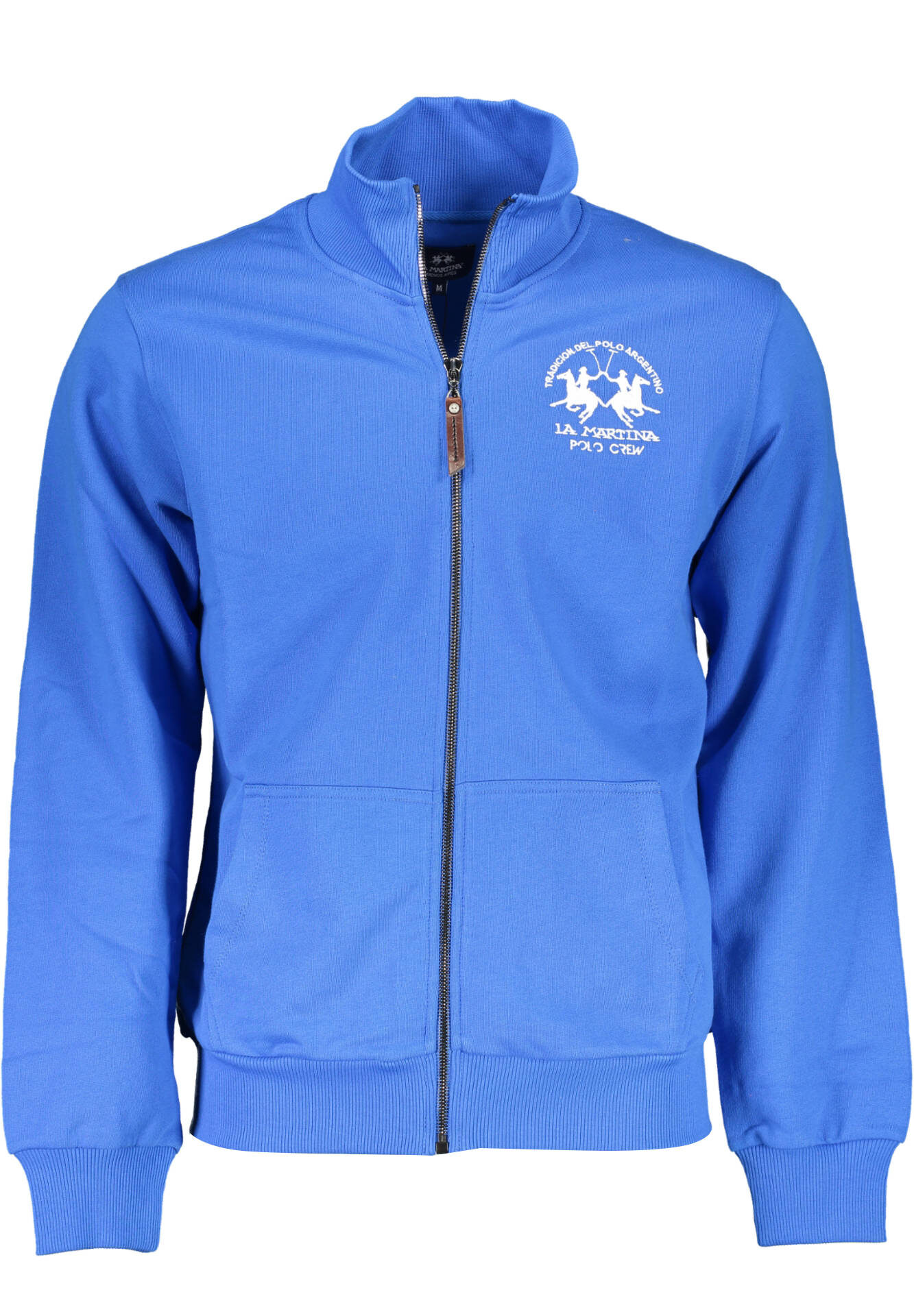 LA MARTINA MEN'S BLUE ZIP-UP SWEATSHIRT