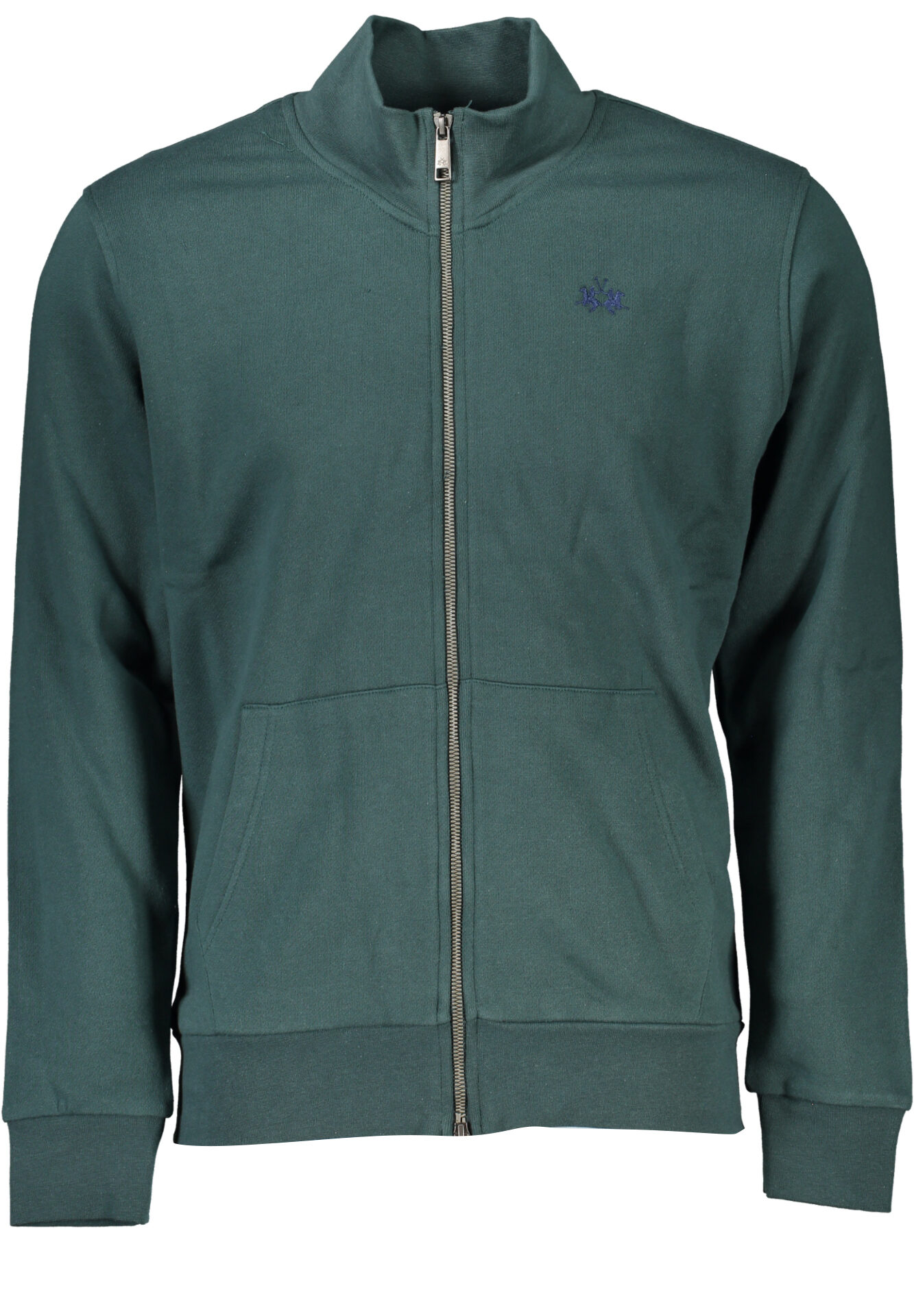 LA MARTINA MEN'S GREEN ZIP SWEATSHIRT