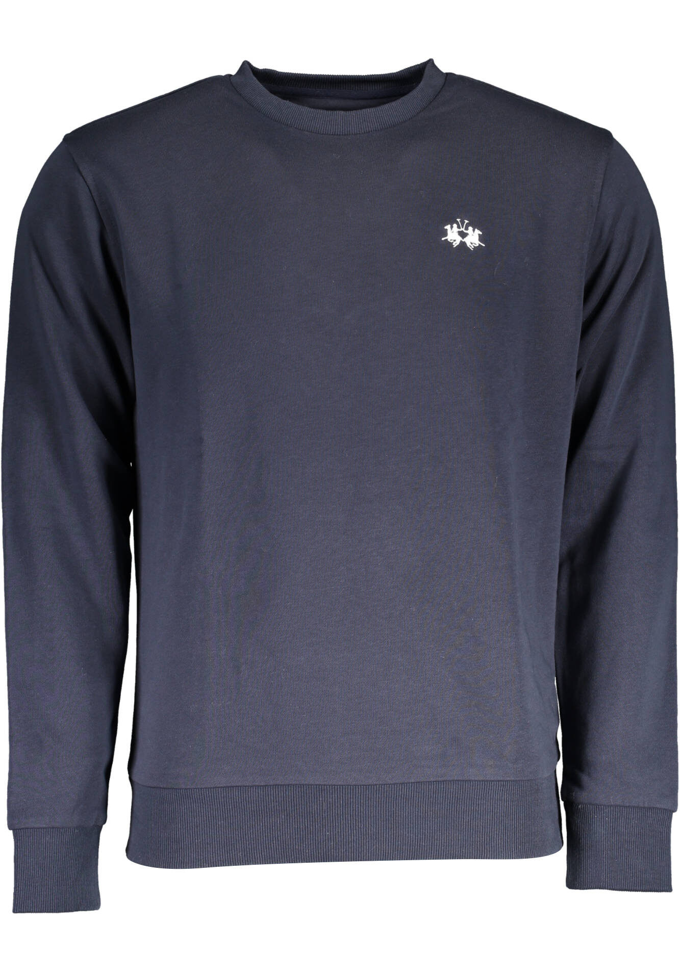 LA MARTINA BLUE MEN'S SWEATSHIRT WITHOUT ZIP