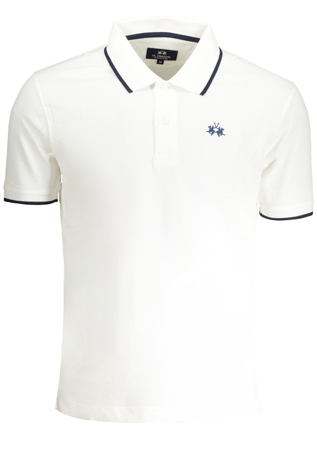 LA MARTINA MEN'S SHORT SLEEVE POLO WHITE