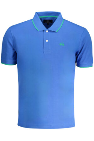 LA MARTINA MEN'S BLUE SHORT SLEEVED POLO SHIRT