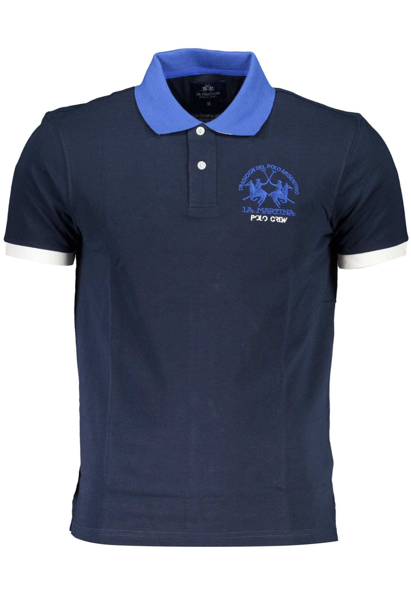 LA MARTINA MEN'S SHORT SLEEVE POLO BLUE