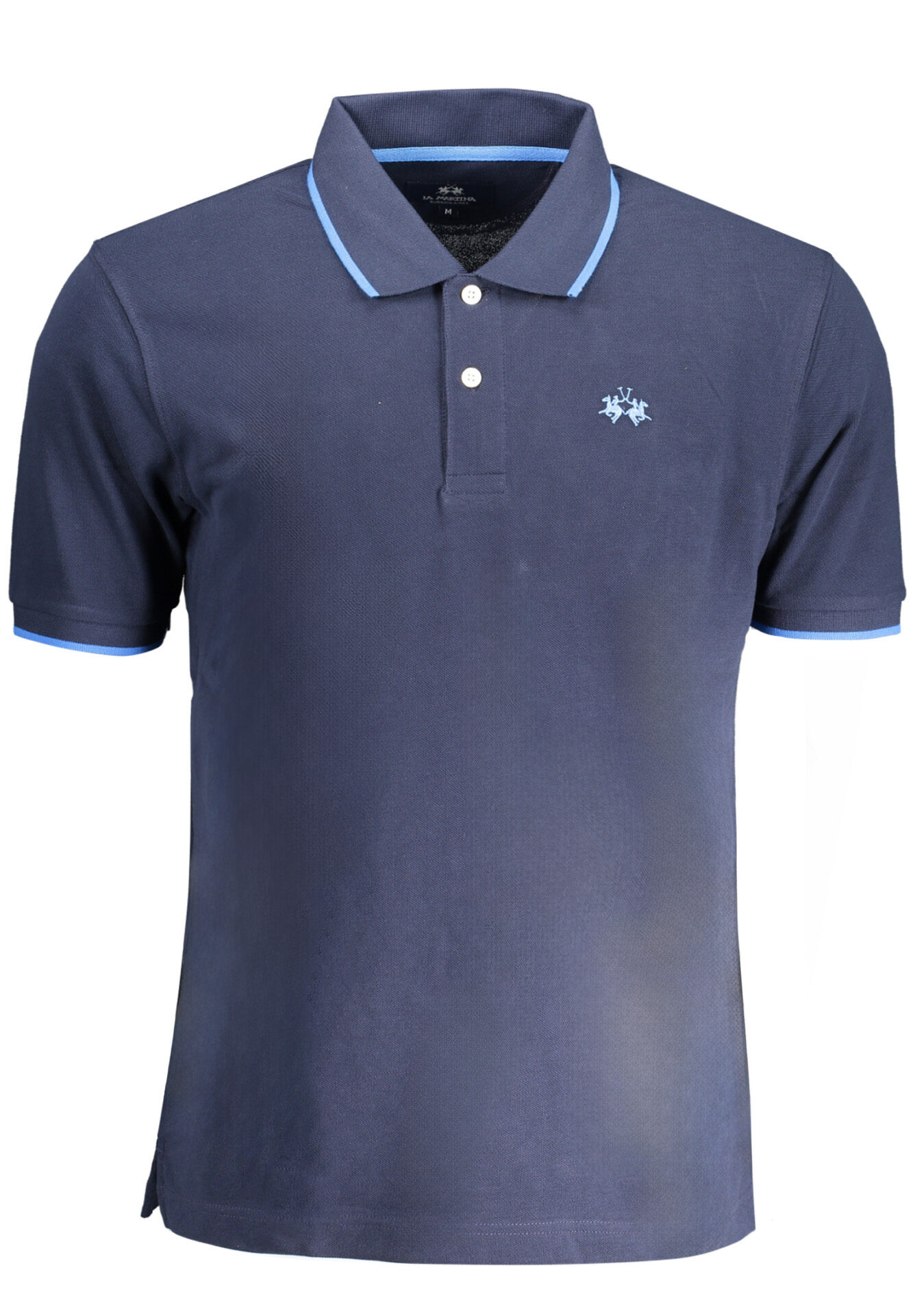 LA MARTINA MEN'S SHORT SLEEVE POLO BLUE