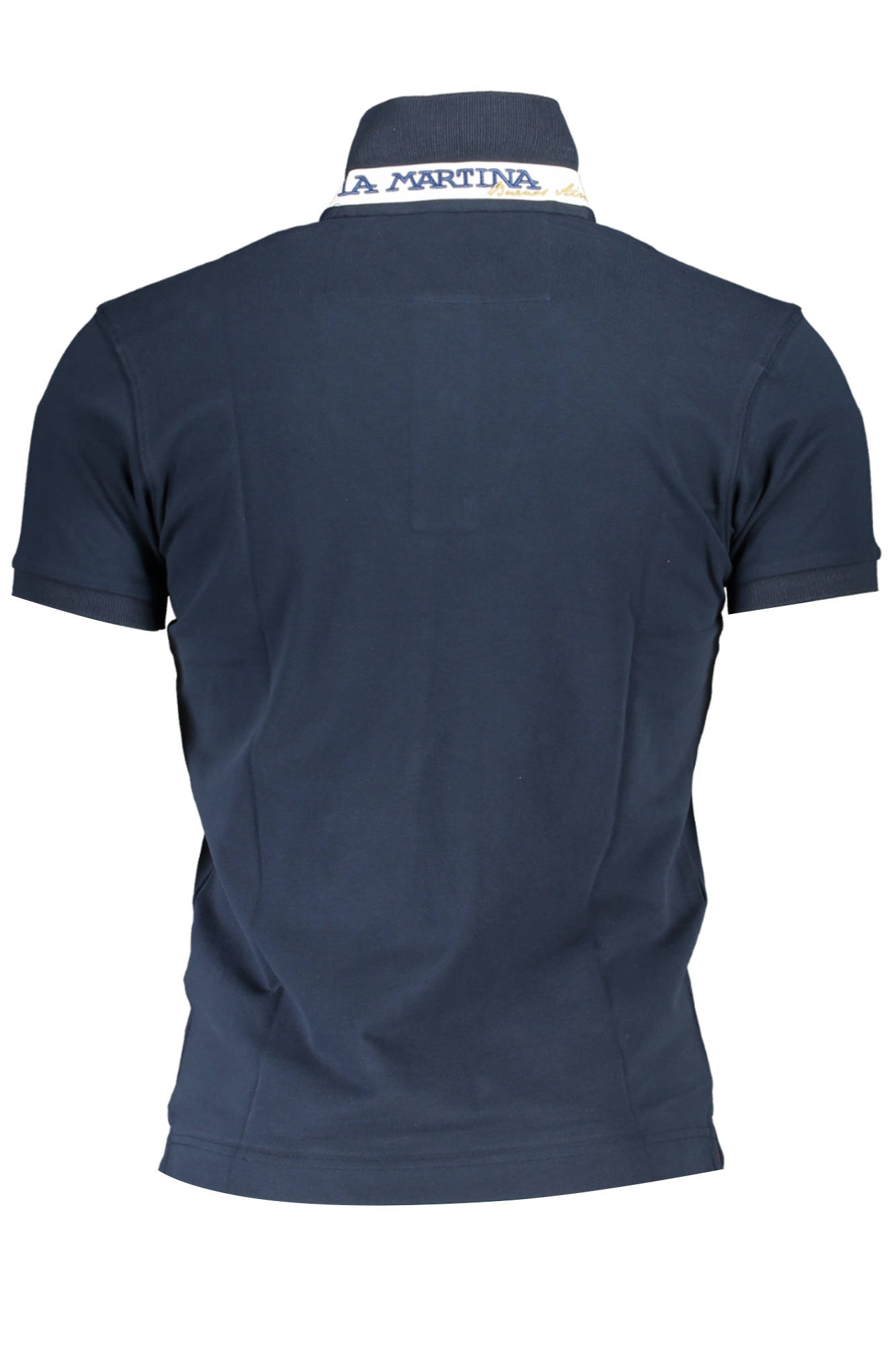 LA MARTINA MEN'S SHORT SLEEVED POLO SHIRT BLUE LA MARTINA MEN'S SHORT SLEEVED POLO SHIRT BLUE - Image 2