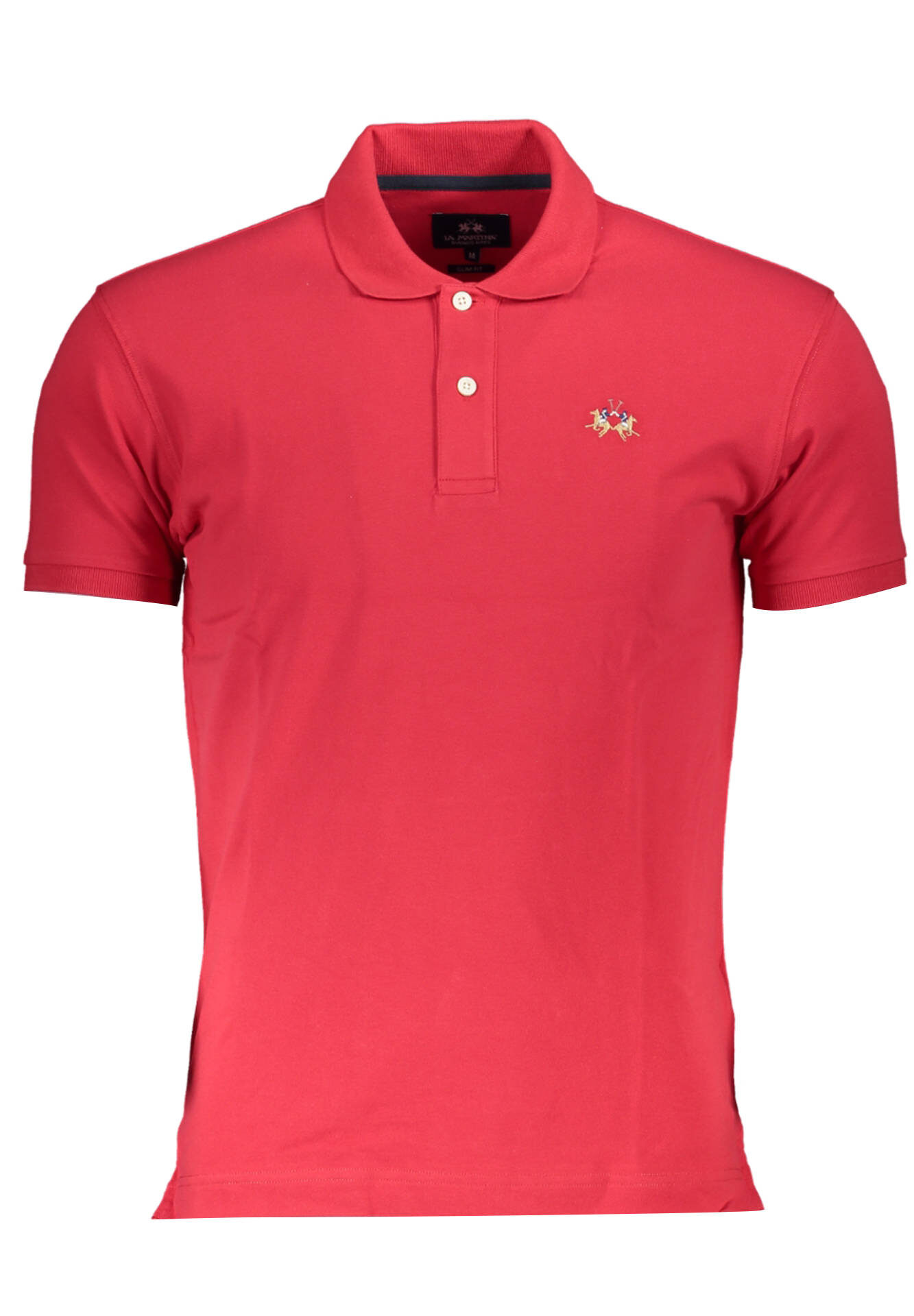LA MARTINA MEN'S SHORT SLEEVE POLO SHIRT RED
