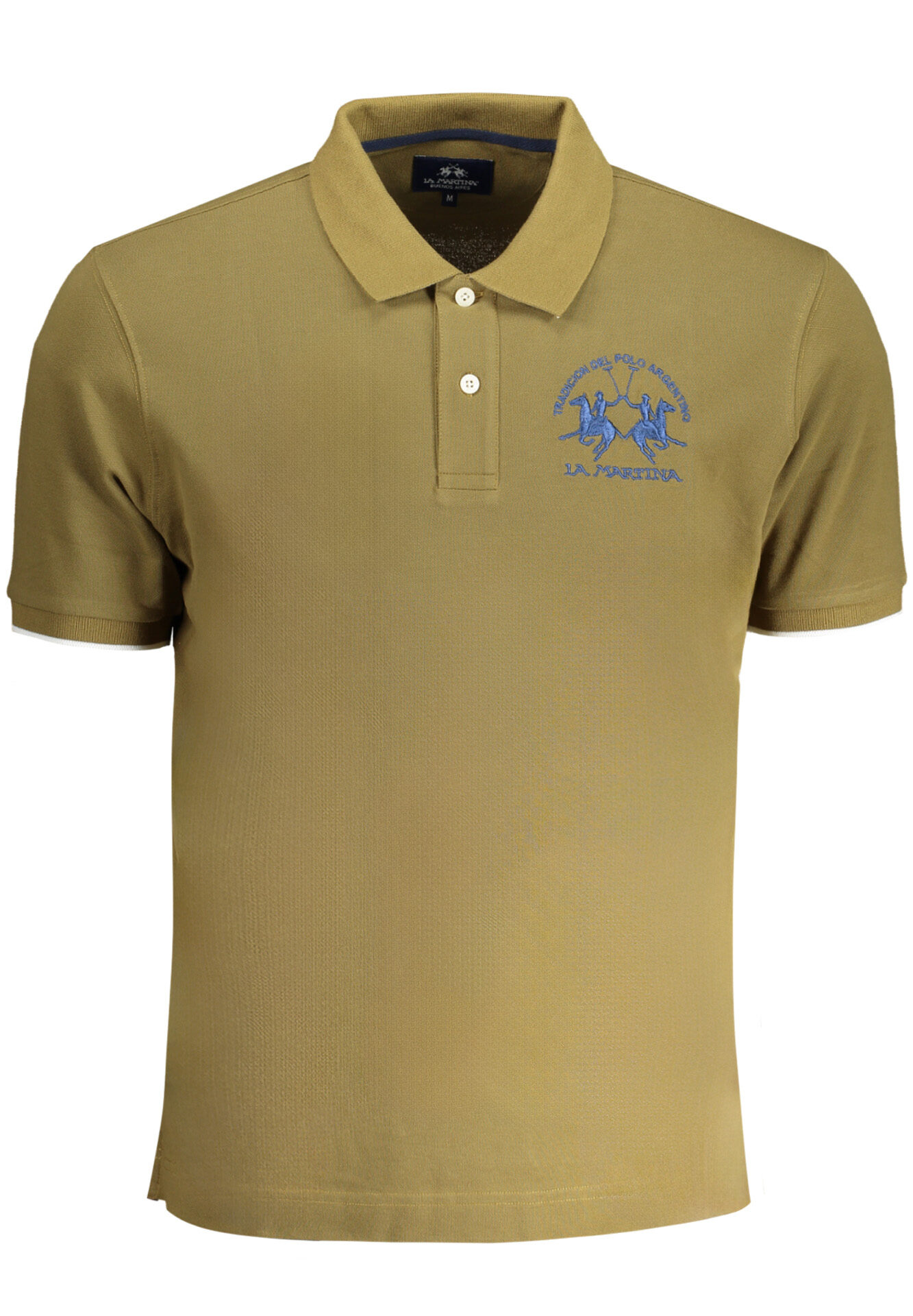 LA MARTINA MEN'S GREEN SHORT-SLEEVED POLO SHIRT