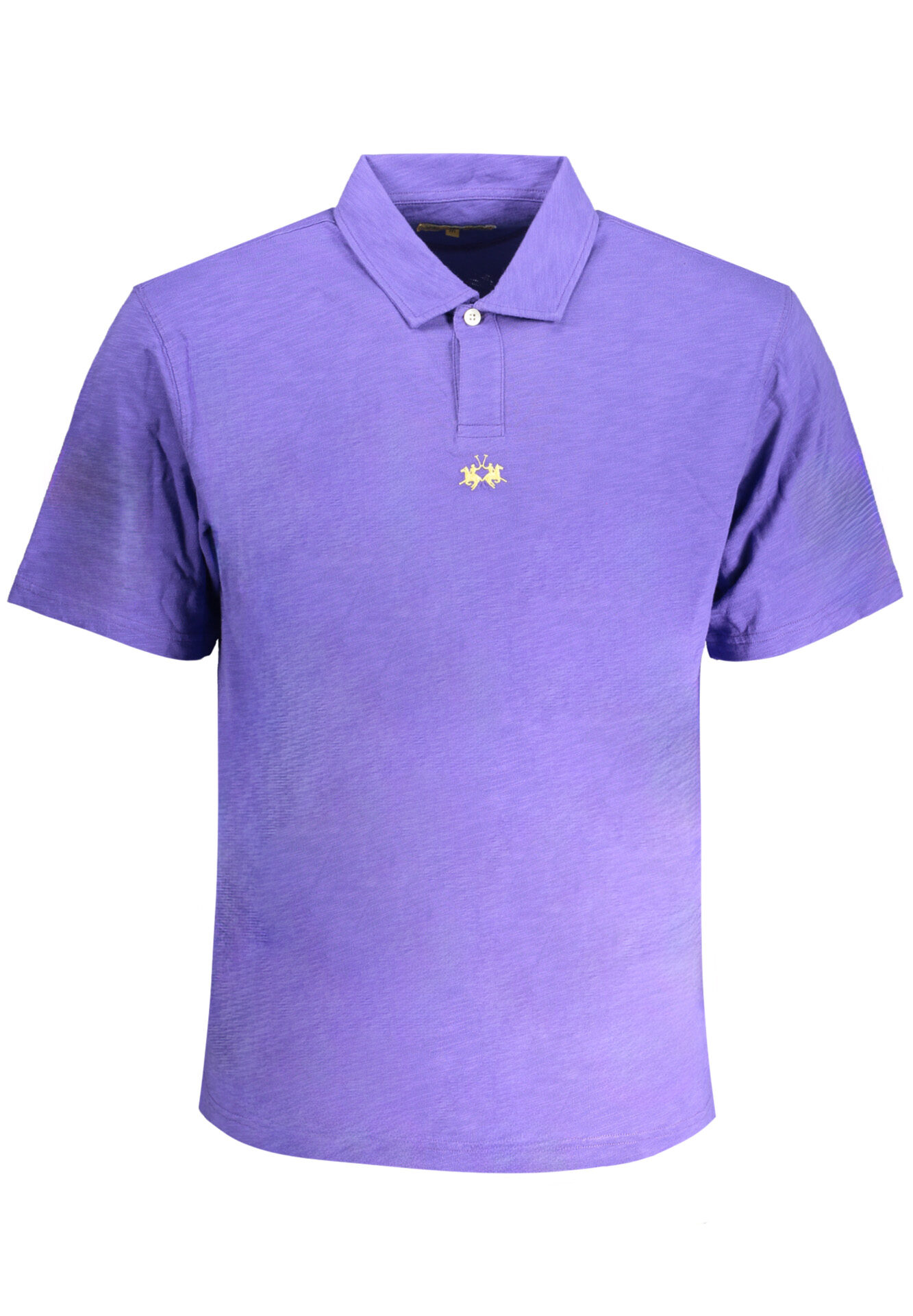 LA MARTINA PURPLE MEN'S SHORT SLEEVED POLO SHIRT