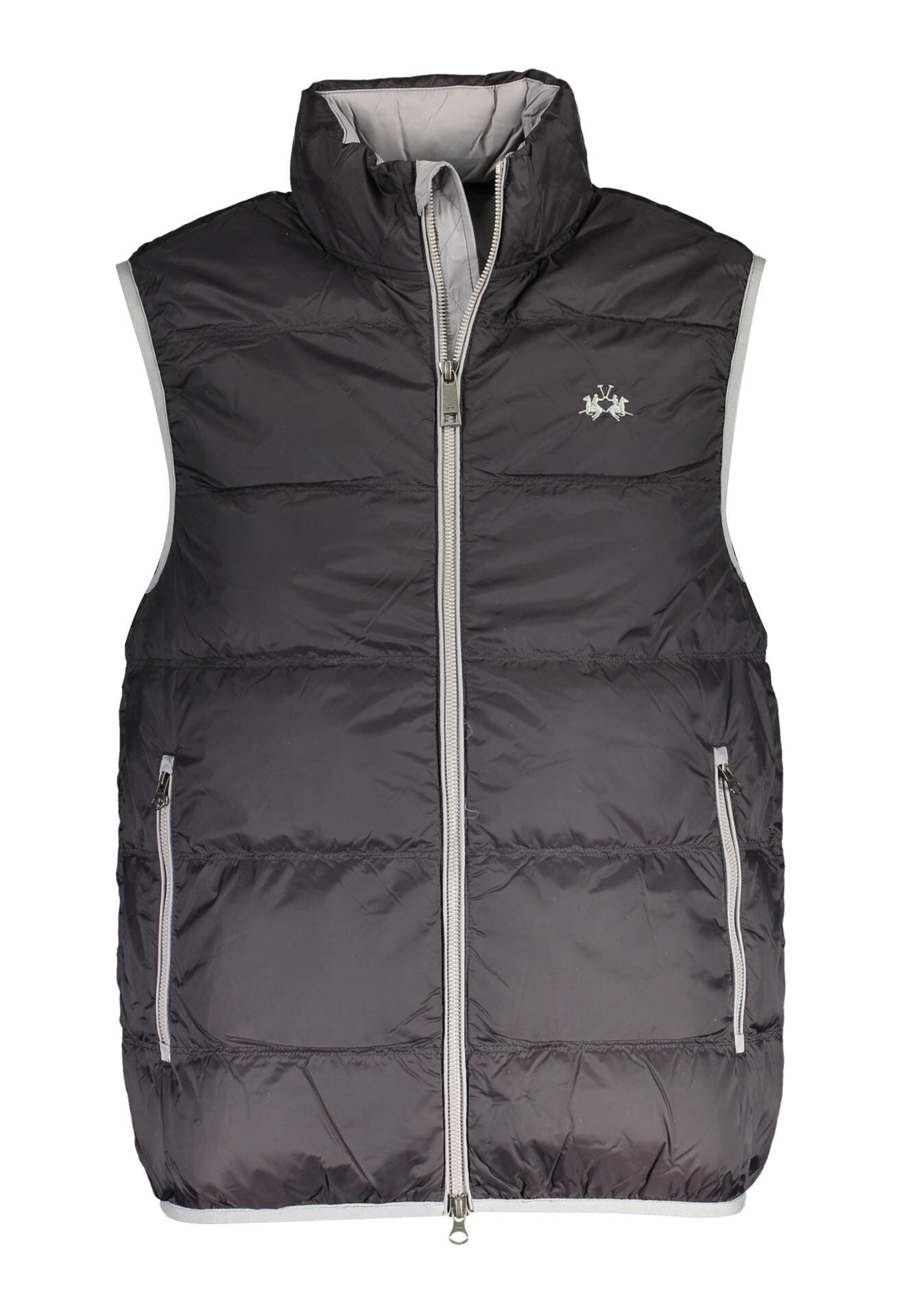 LA MARTINA BLACK MAN SLEEVELESS