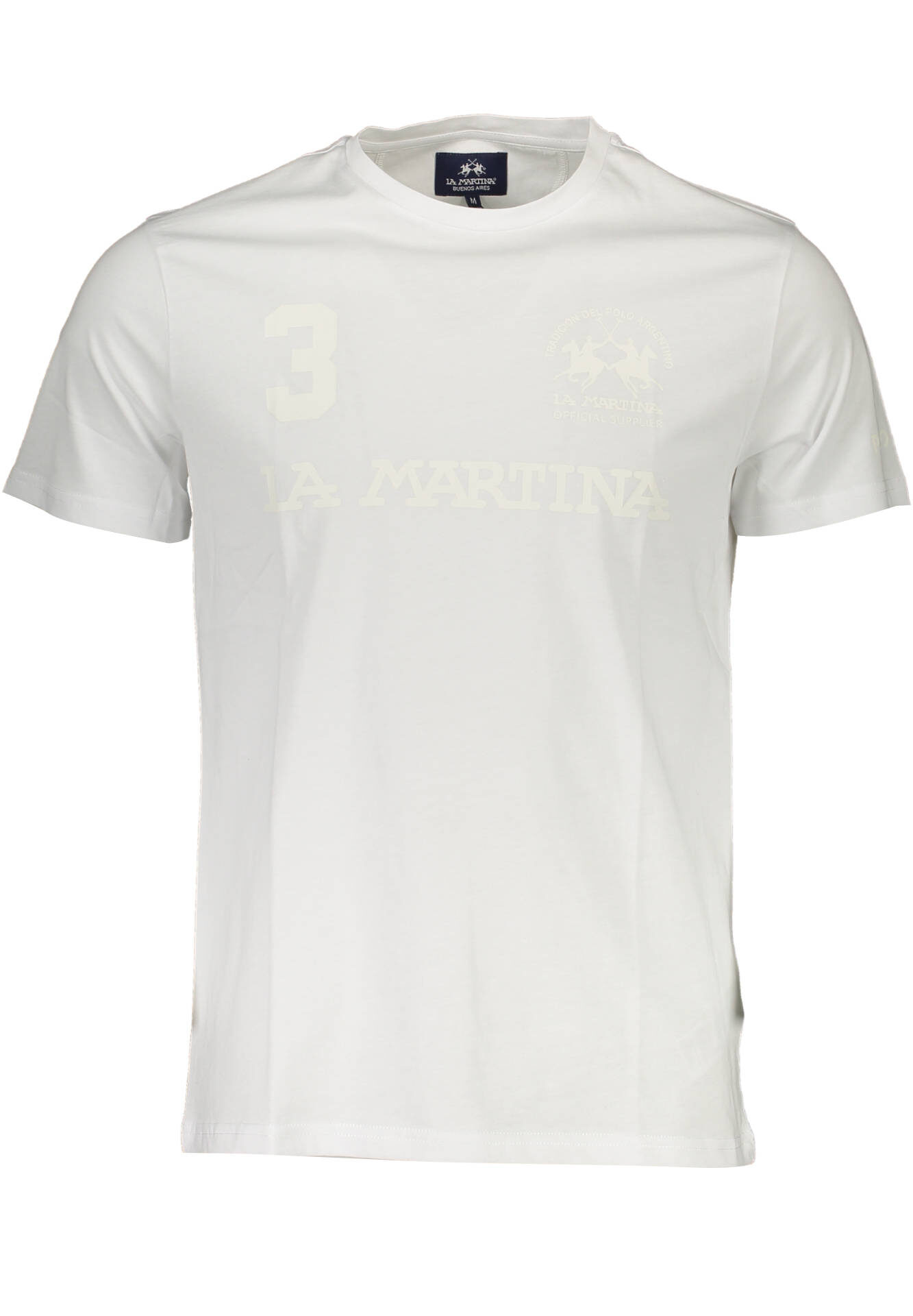 LA MARTINA MEN'S SHORT SLEEVE T-SHIRT WHITE
