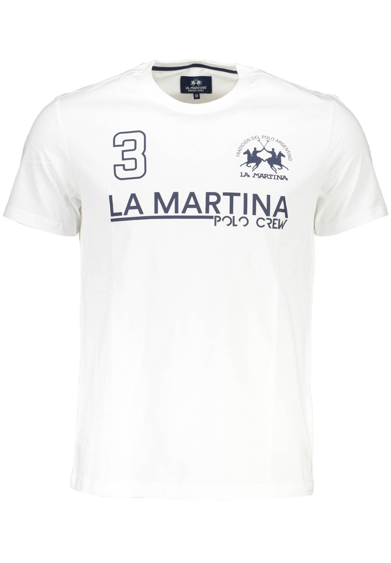 LA MARTINA MEN'S SHORT SLEEVE T-SHIRT WHITE