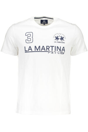 LA MARTINA MEN'S SHORT SLEEVE T-SHIRT WHITE
