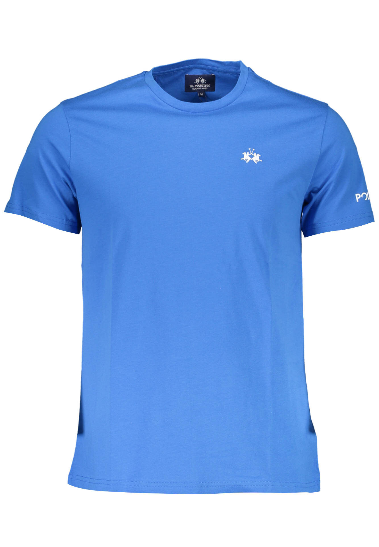LA MARTINA MEN'S SHORT SLEEVE T-SHIRT BLUE