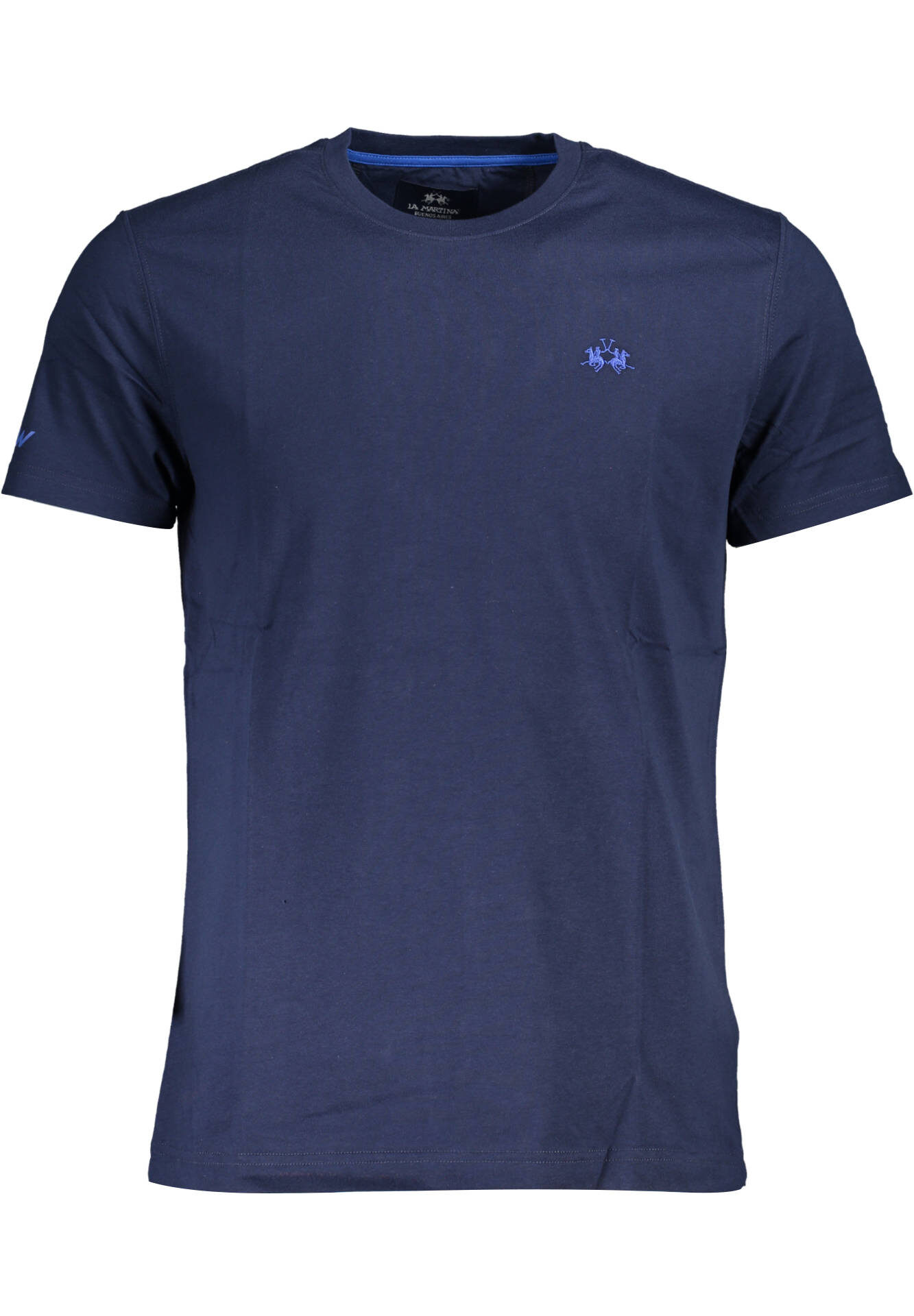 LA MARTINA MEN'S SHORT SLEEVE T-SHIRT BLUE