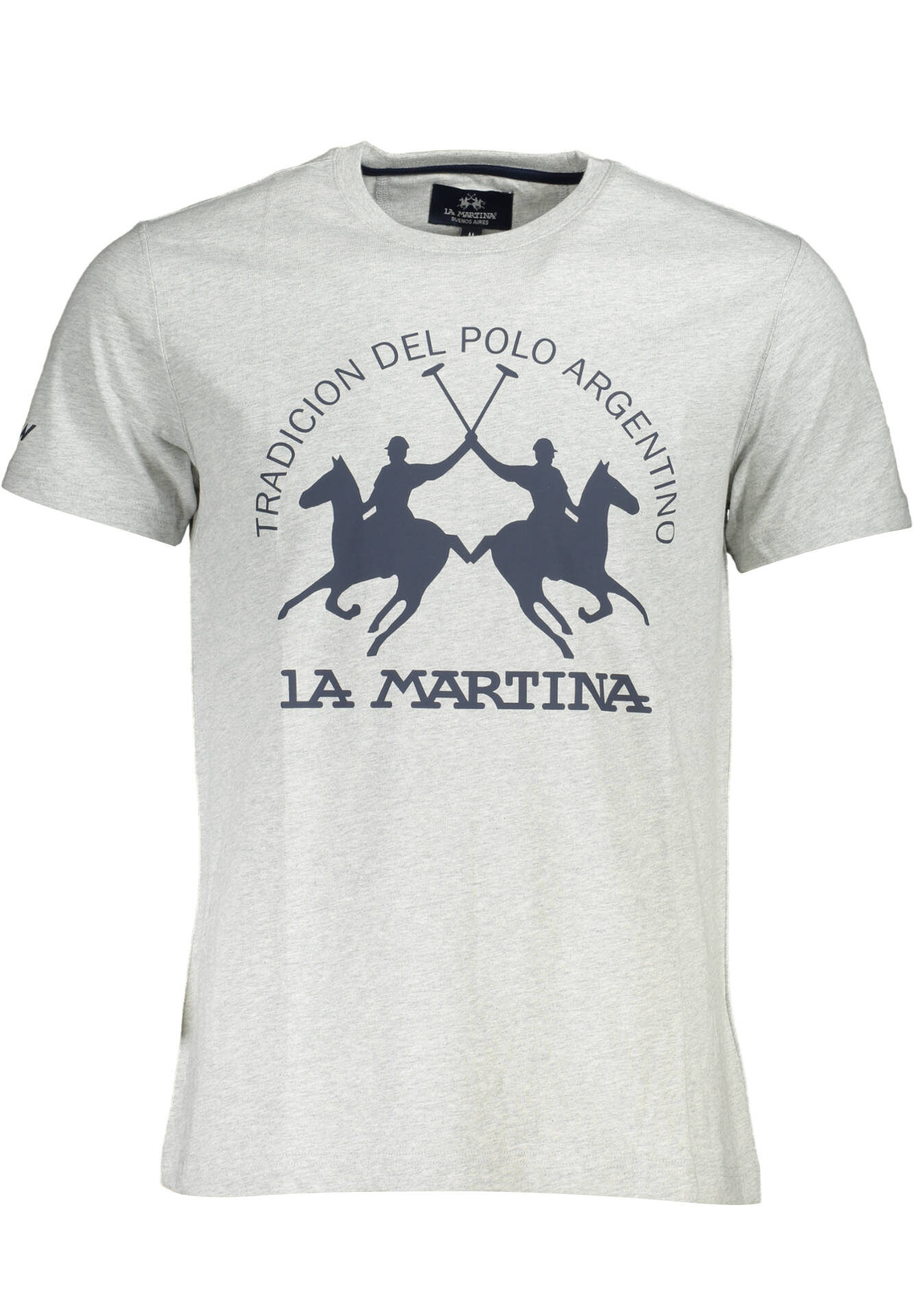 LA MARTINA SHORT SLEEVE T-SHIRT MEN GREY