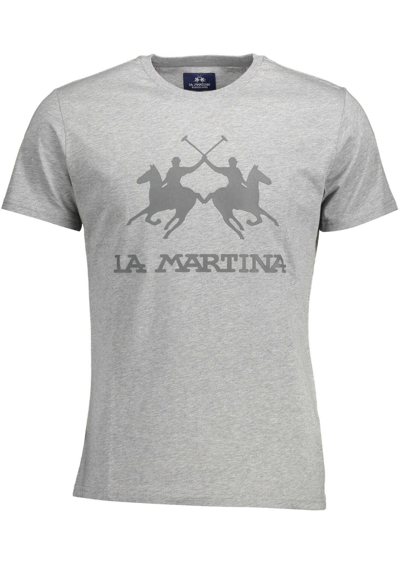 LA MARTINA SHORT SLEEVE T-SHIRT MEN GREY