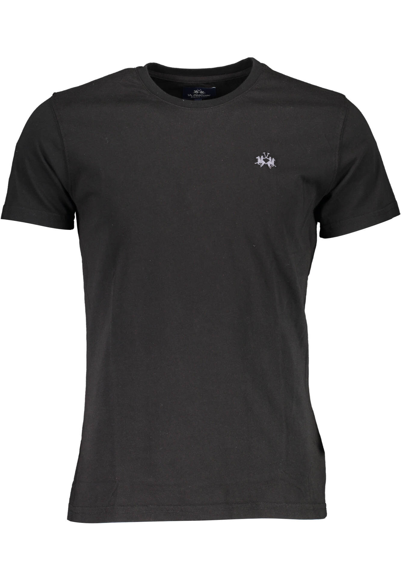 LA MARTINA MEN'S SHORT SLEEVE T-SHIRT BLACK