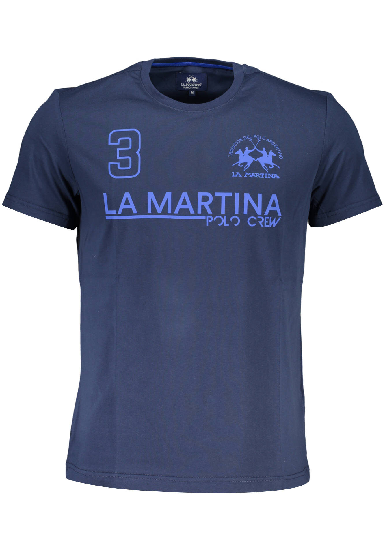 LA MARTINA LONG SLEEVE T-SHIRT MEN BLUE