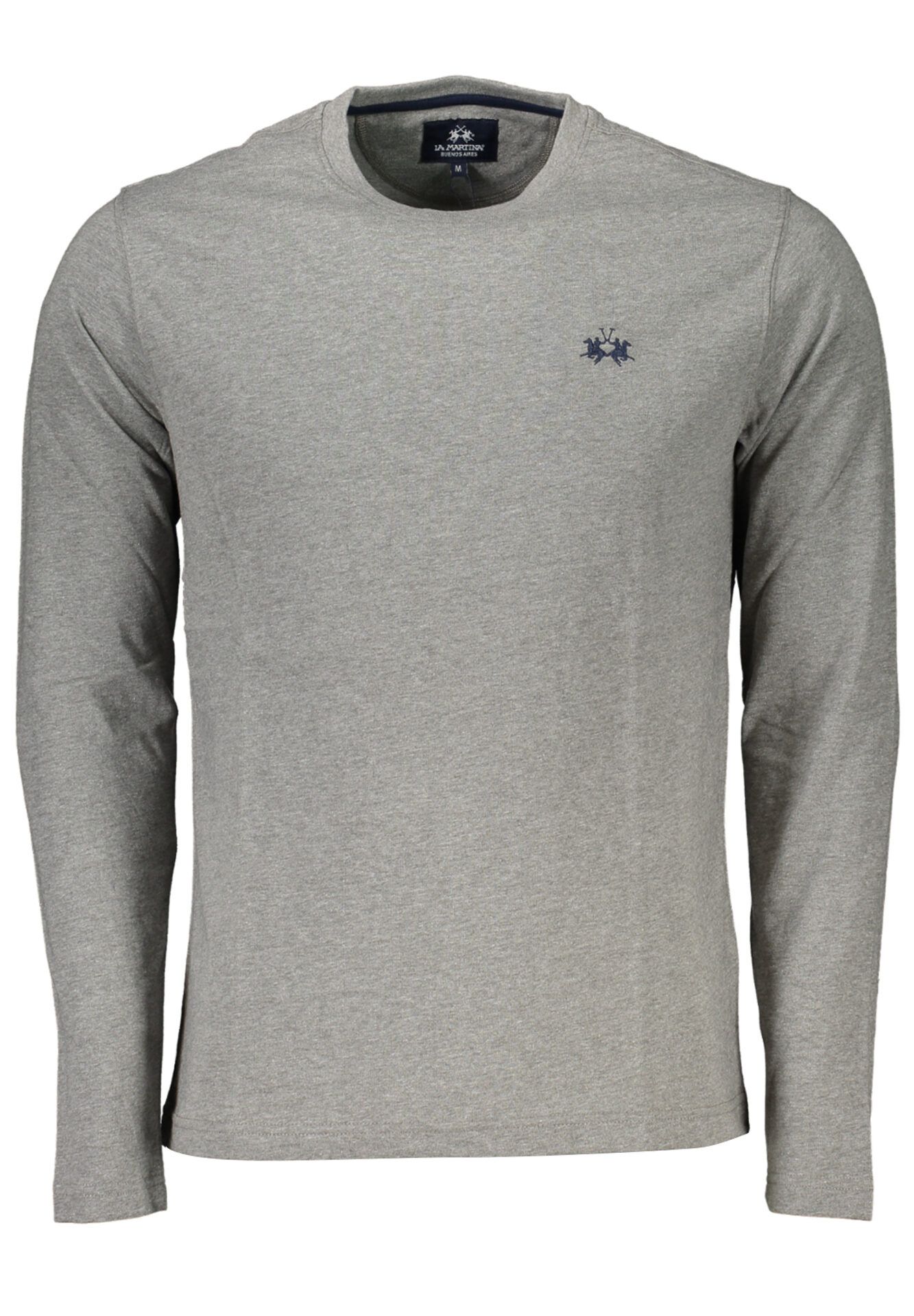 LA MARTINA MEN'S LONG SLEEVE T-SHIRT GRAY