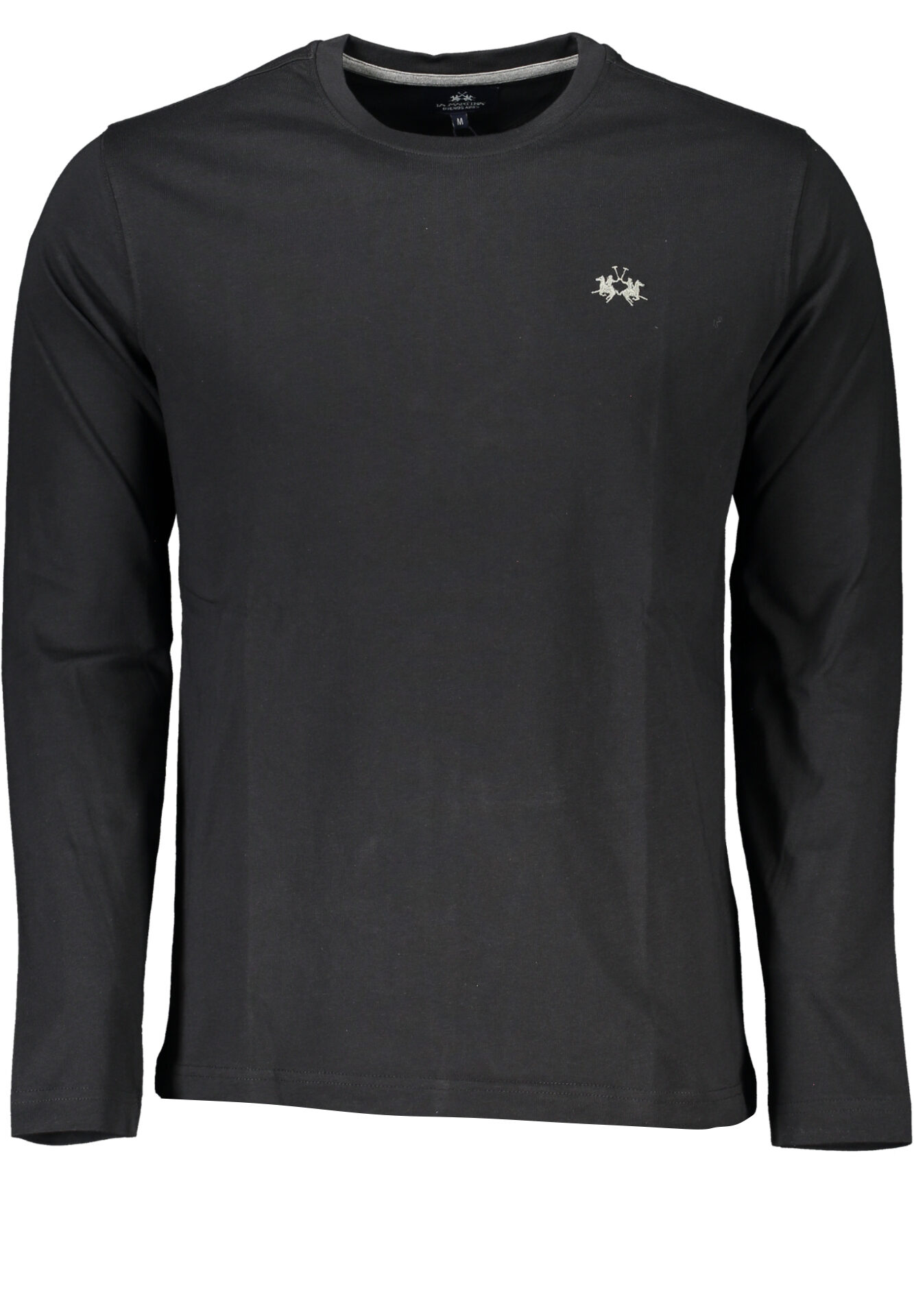 LA MARTINA MEN'S LONG SLEEVE T-SHIRT BLACK