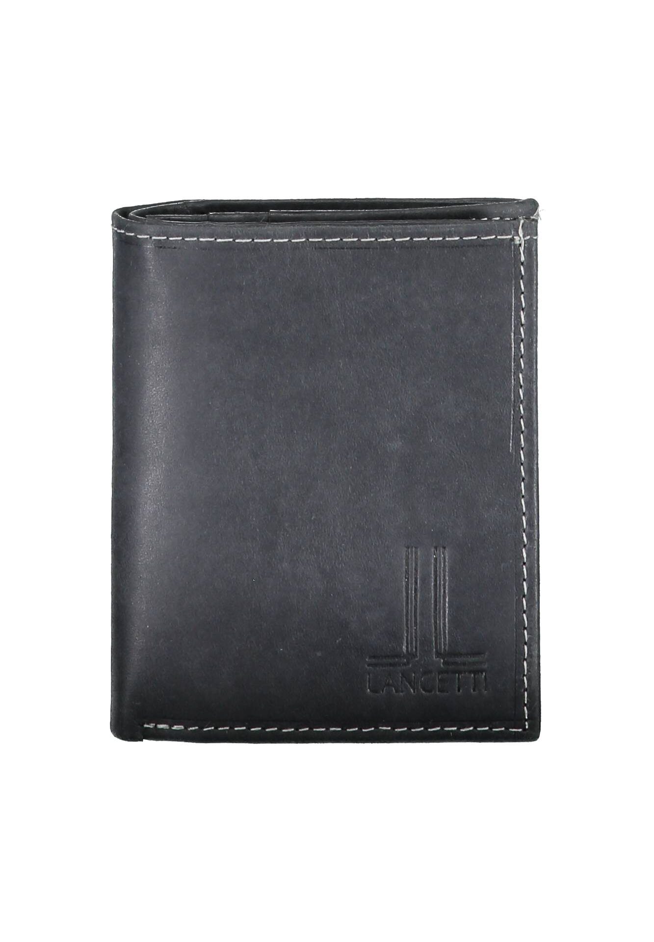 LANCETTI BLACK MEN'S WALLET