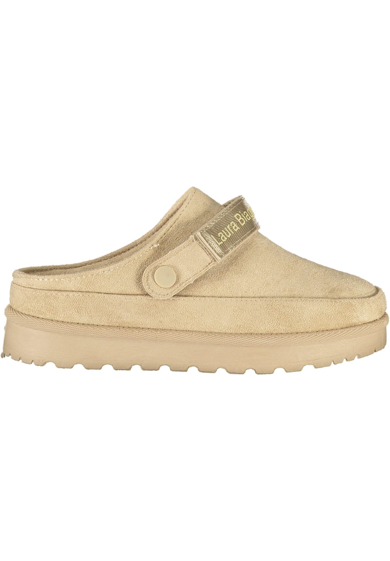 LAURA BIAGIOTTI WOMEN'S WINTER CLOG FOOTWEAR, BEIGE