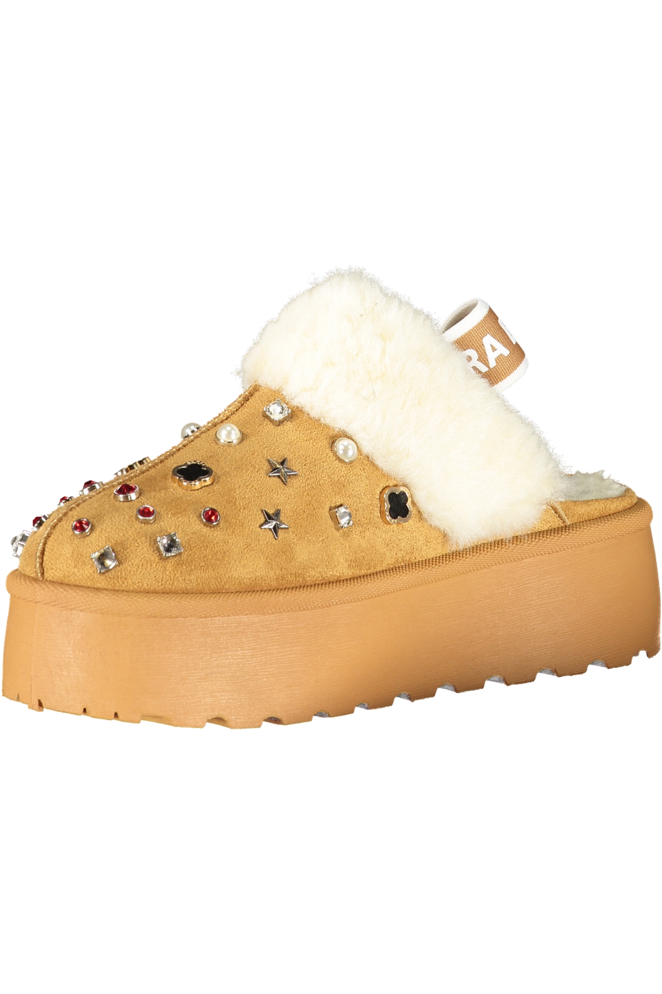 LAURA BIAGIOTTI WOMEN'S WINTER CLOG FOOTWEAR, BROWN LAURA BIAGIOTTI WOMEN'S WINTER CLOG FOOTWEAR, BROWN - Image 3