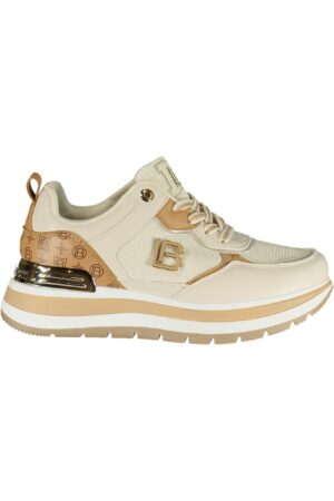 LAURA BIAGIOTTI WOMEN'S BEIGE SPORTS SHOES