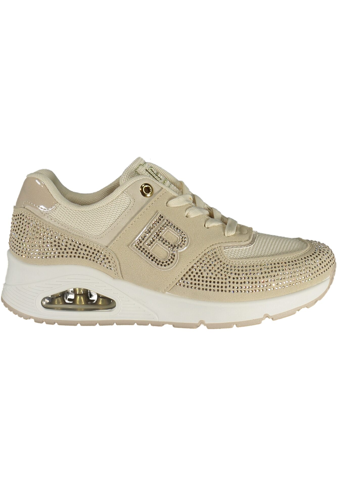 LAURA BIAGIOTTI WOMEN'S BEIGE SPORTS SHOES