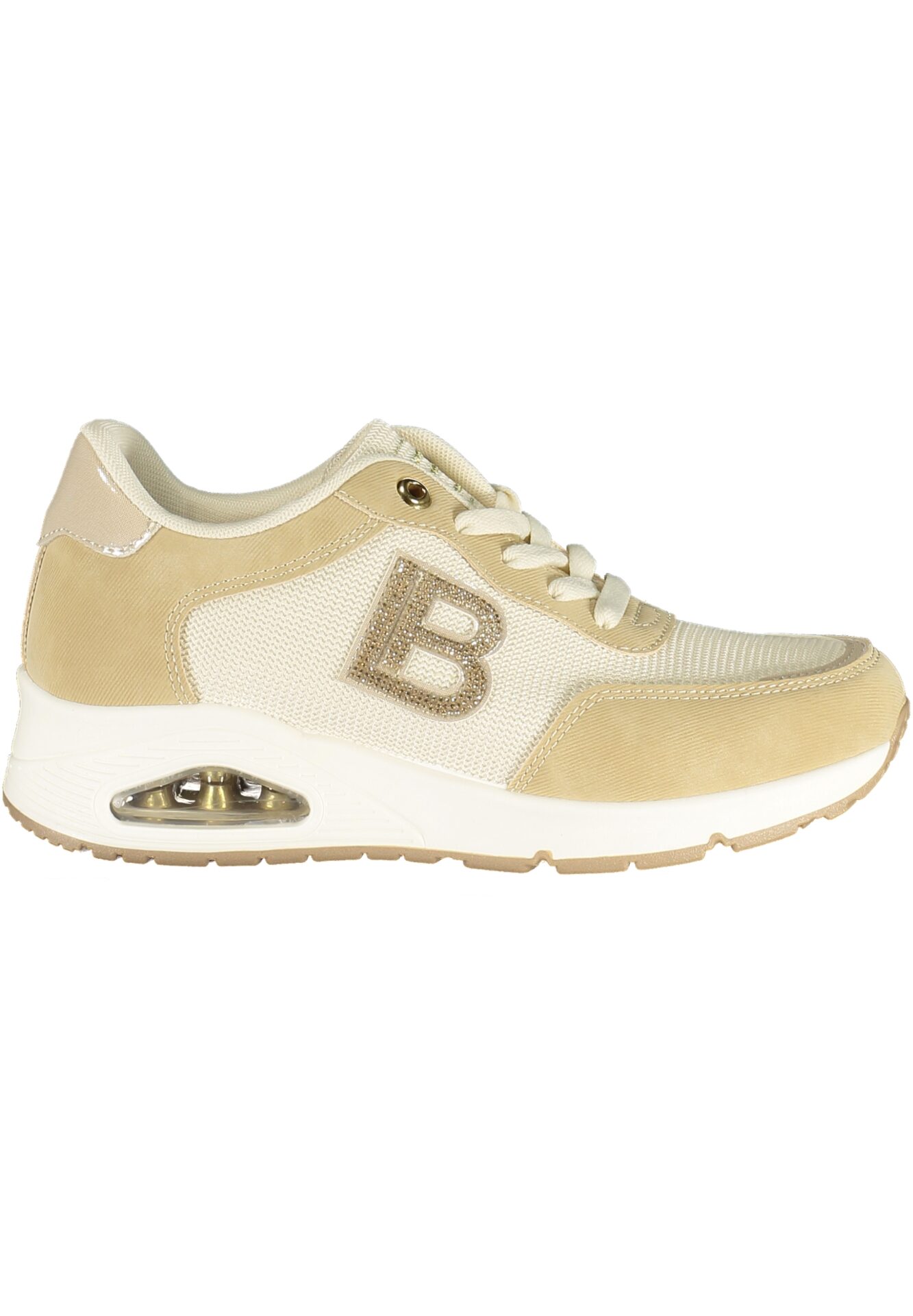 LAURA BIAGIOTTI WOMEN'S BEIGE SPORTS SHOES