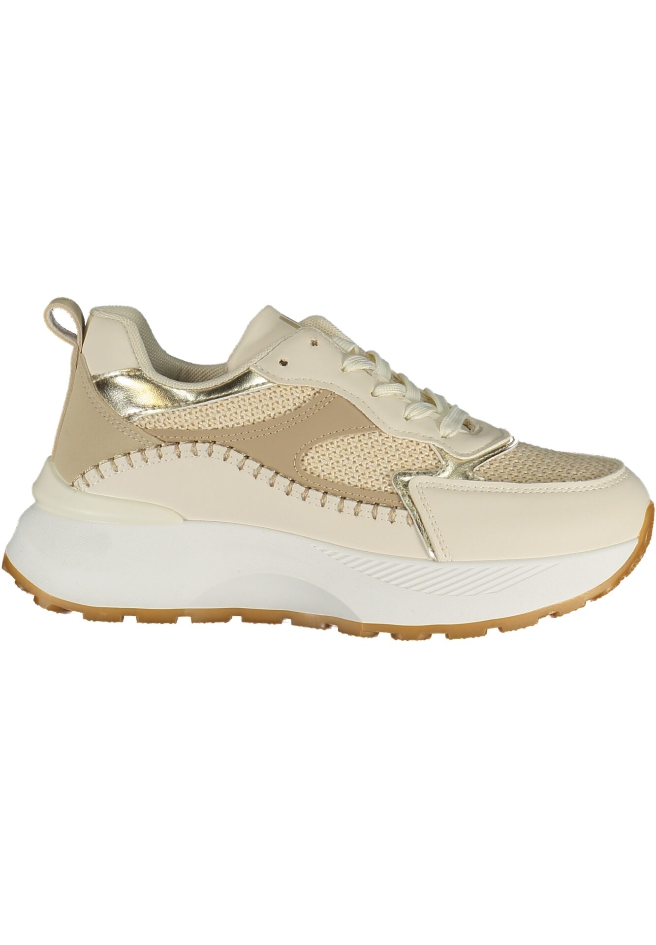 LAURA BIAGIOTTI WOMEN'S BEIGE SPORTS SHOES