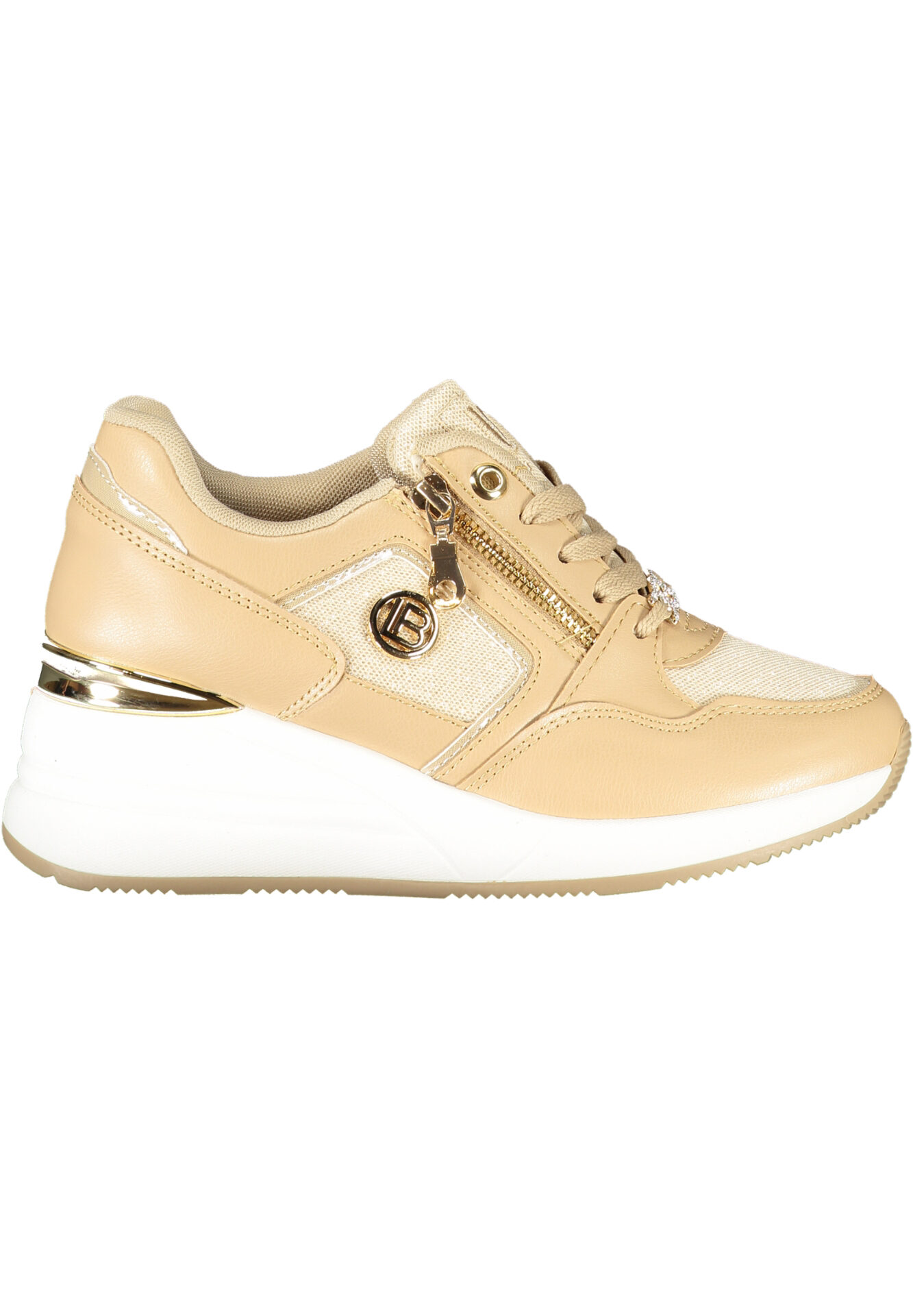LAURA BIAGIOTTI WOMEN'S BEIGE SPORTS SHOES