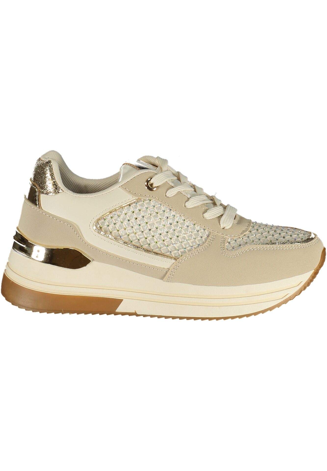 LAURA BIAGIOTTI WOMEN'S BEIGE SPORTS SHOES