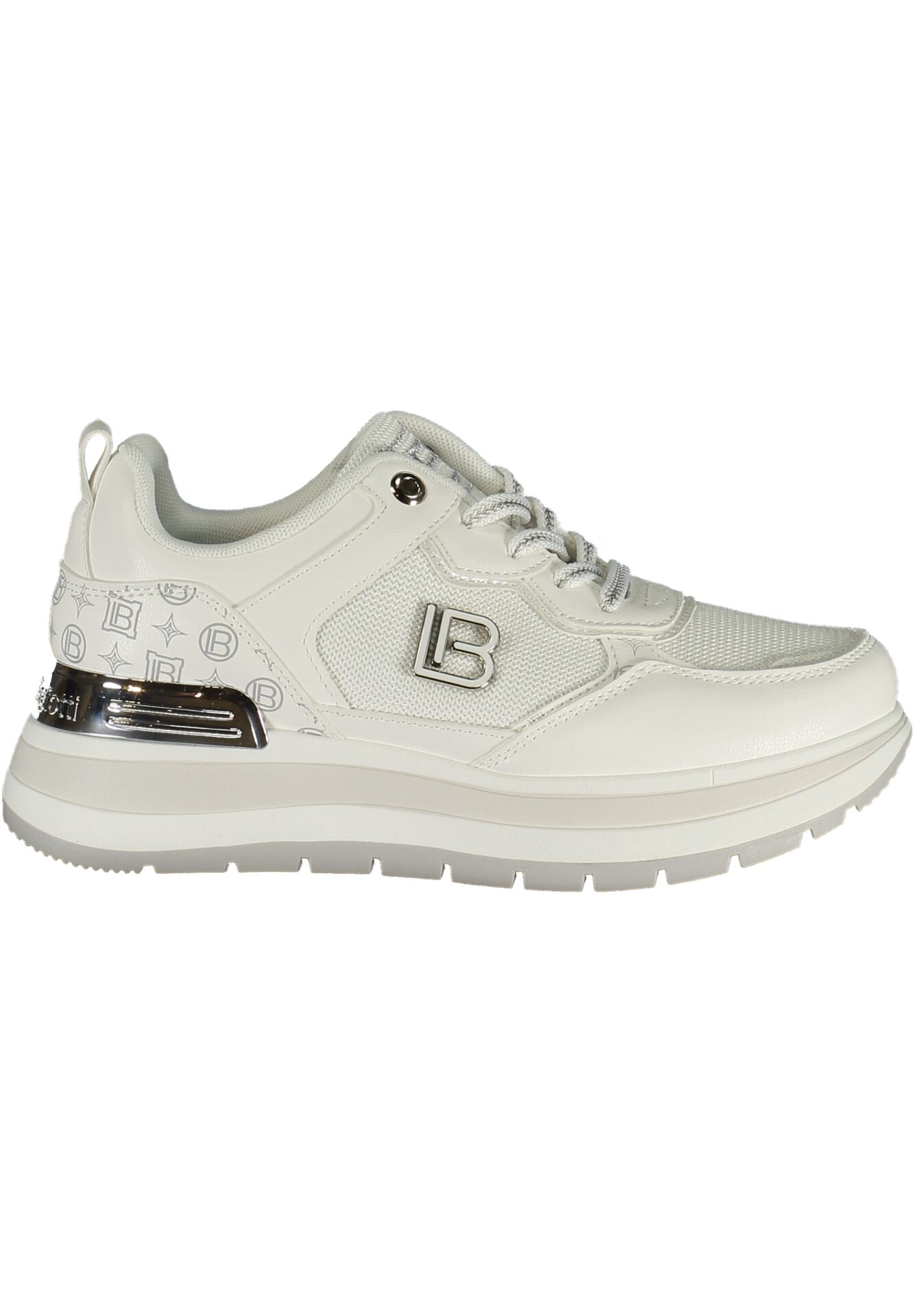 LAURA BIAGIOTTI WOMEN'S WHITE SPORTS SHOES