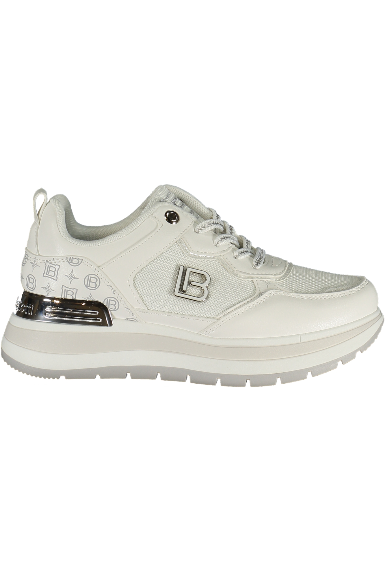 LAURA BIAGIOTTI WOMEN'S WHITE SPORTS SHOES LAURA BIAGIOTTI WOMEN'S WHITE SPORTS SHOES