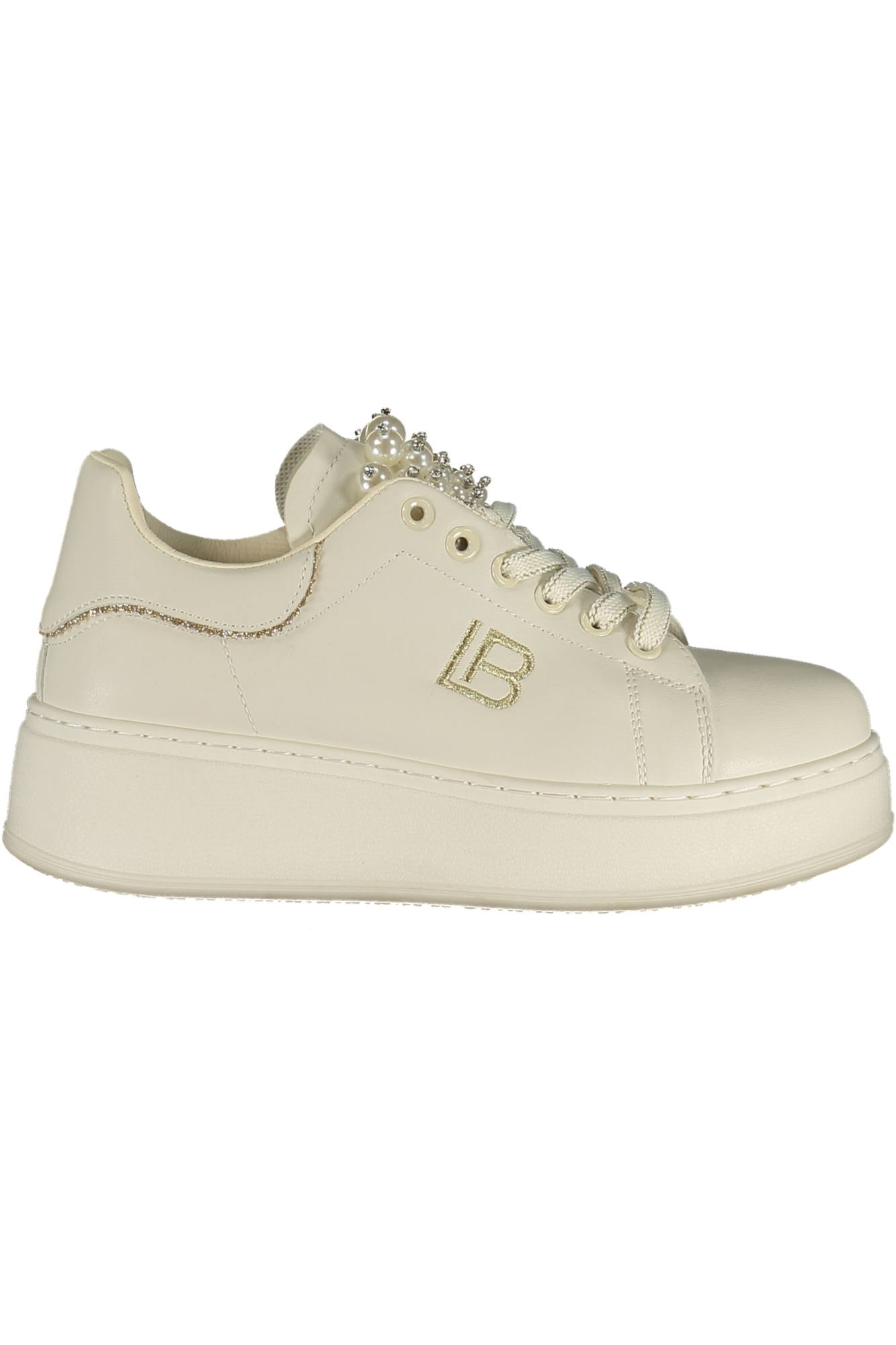 LAURA BIAGIOTTI WOMEN'S WHITE SPORTS SHOES LAURA BIAGIOTTI WOMEN'S WHITE SPORTS SHOES