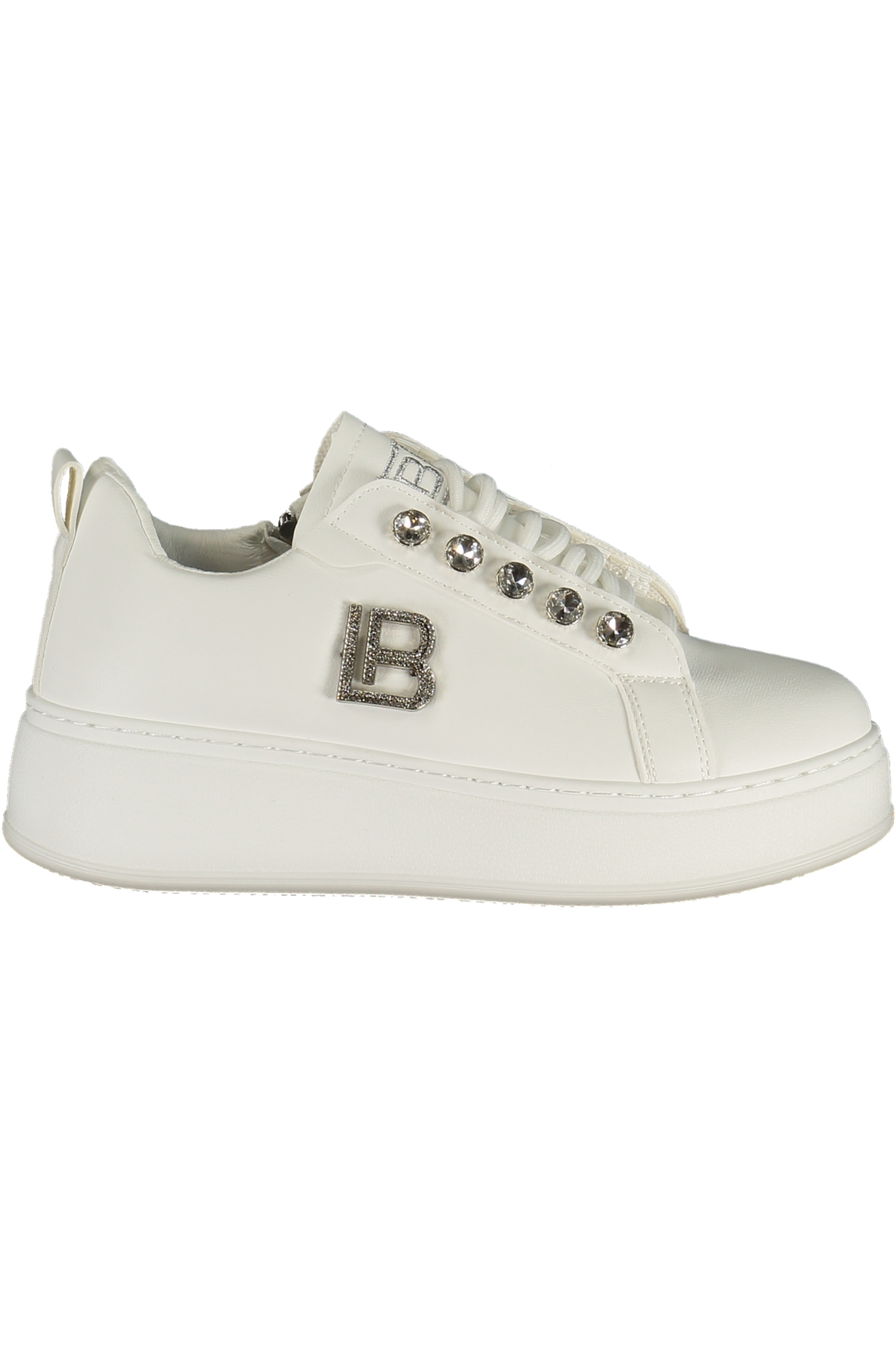 LAURA BIAGIOTTI WOMEN'S WHITE SPORTS SHOES LAURA BIAGIOTTI WOMEN'S WHITE SPORTS SHOES