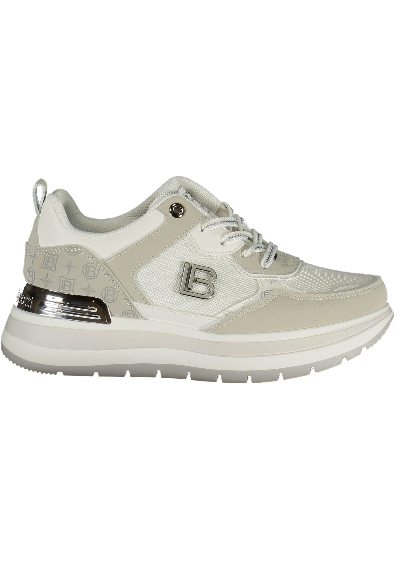 LAURA BIAGIOTTI WOMEN'S WHITE SPORTS SHOES