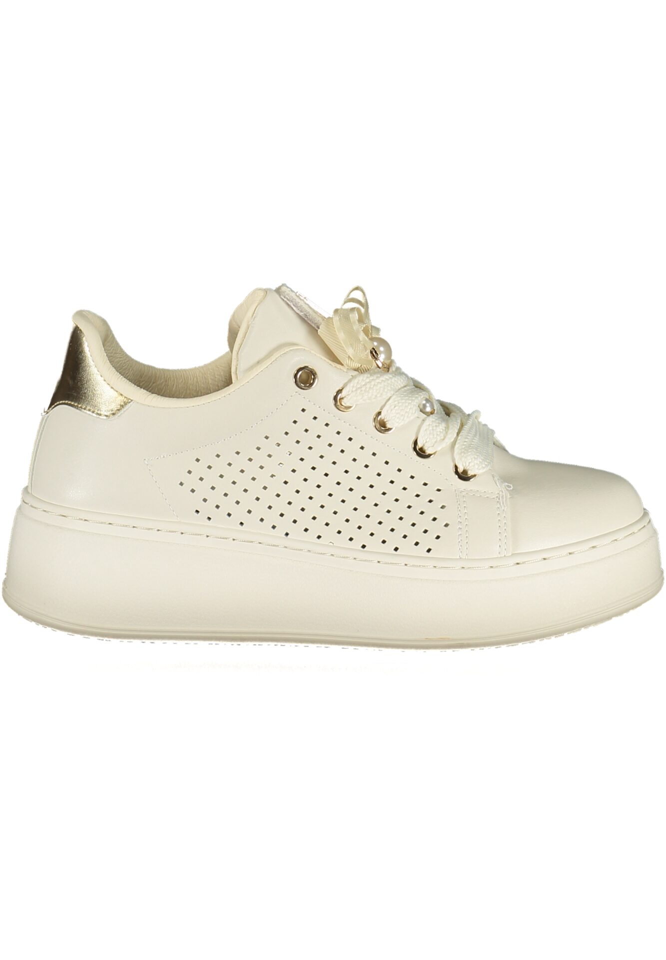 LAURA BIAGIOTTI WOMEN'S WHITE SPORTS SHOES