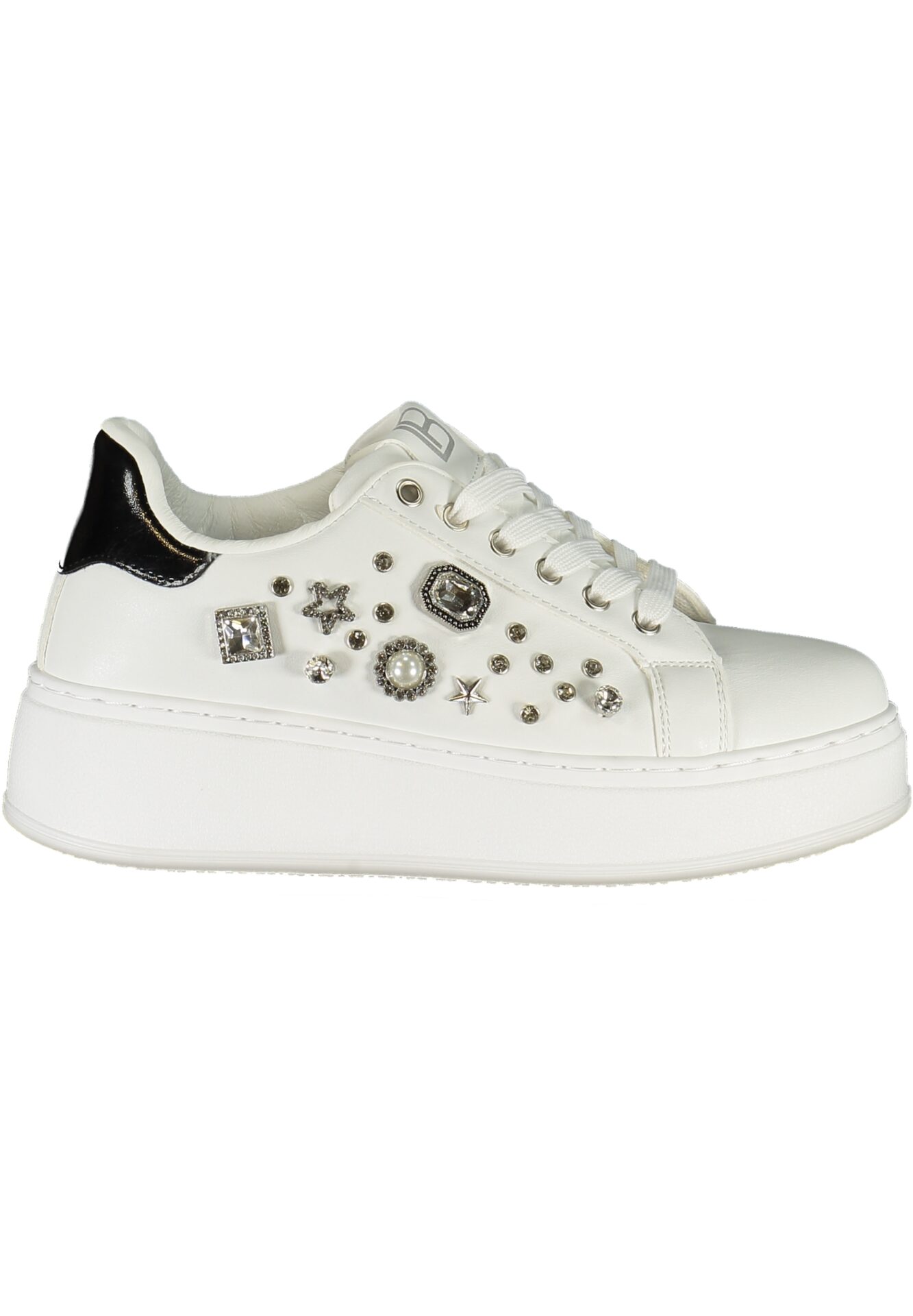 LAURA BIAGIOTTI WOMEN'S WHITE SPORTS SHOES
