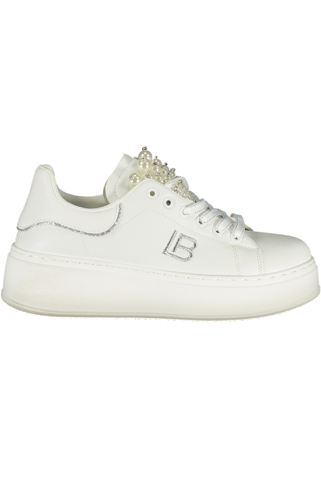 LAURA BIAGIOTTI WOMEN'S WHITE SPORTS SHOES LAURA BIAGIOTTI WOMEN'S WHITE SPORTS SHOES