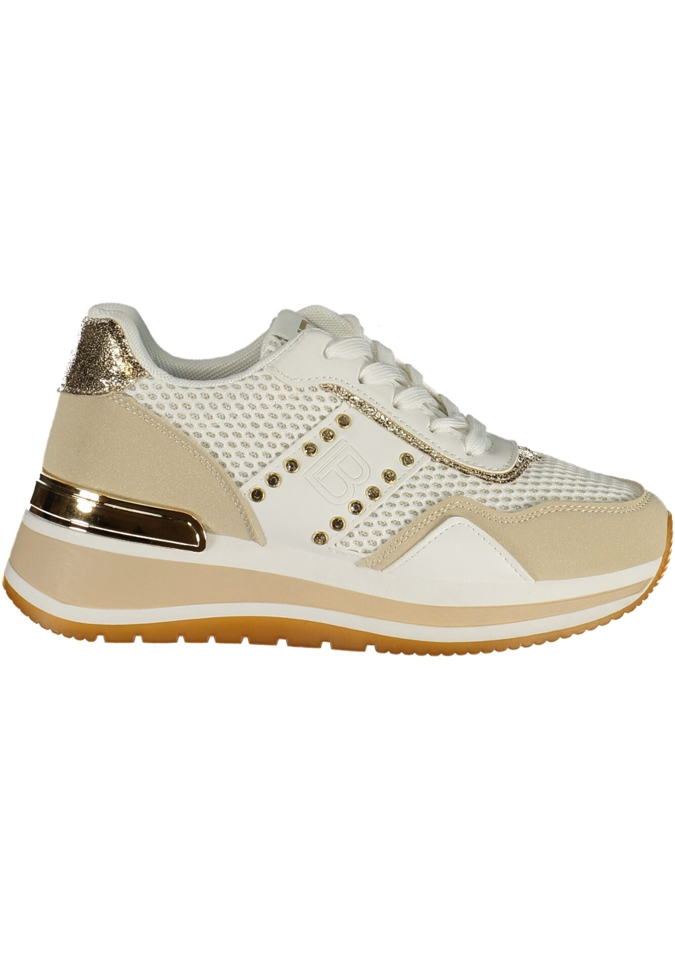 LAURA BIAGIOTTI WOMEN'S WHITE SPORTS SHOES