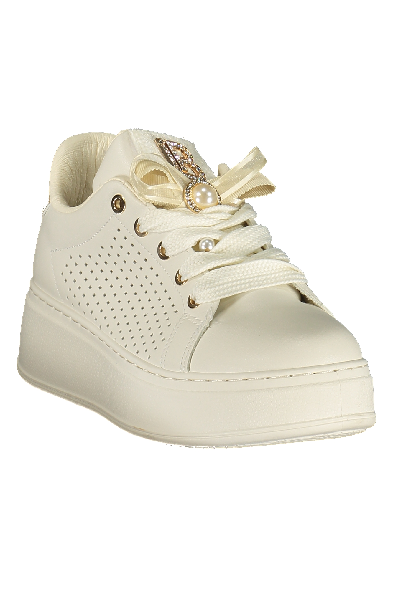LAURA BIAGIOTTI WOMEN'S WHITE SPORTS SHOES LAURA BIAGIOTTI WOMEN'S WHITE SPORTS SHOES - Image 2