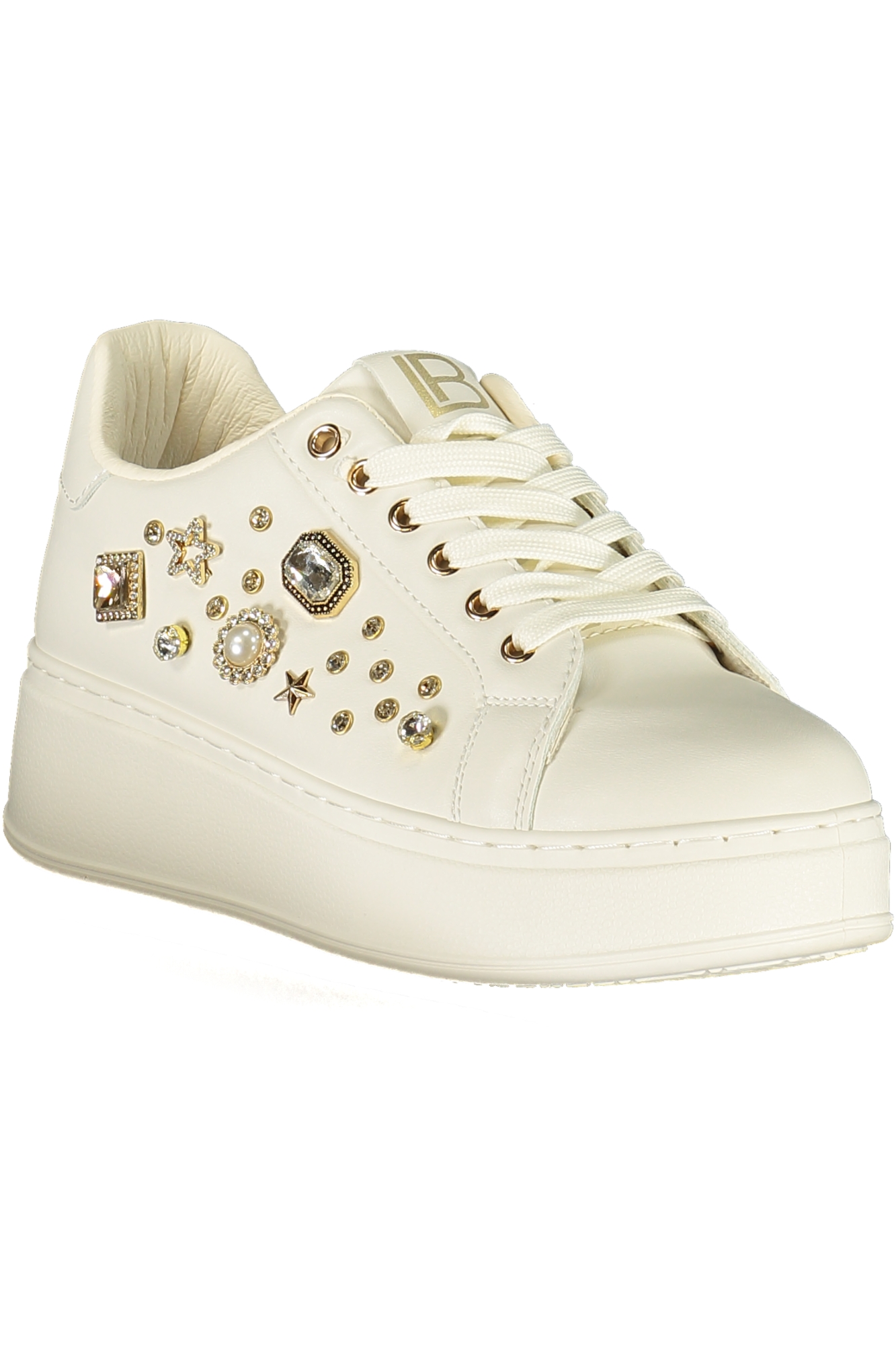 LAURA BIAGIOTTI WOMEN'S WHITE SPORTS SHOES LAURA BIAGIOTTI WOMEN'S WHITE SPORTS SHOES - Image 2